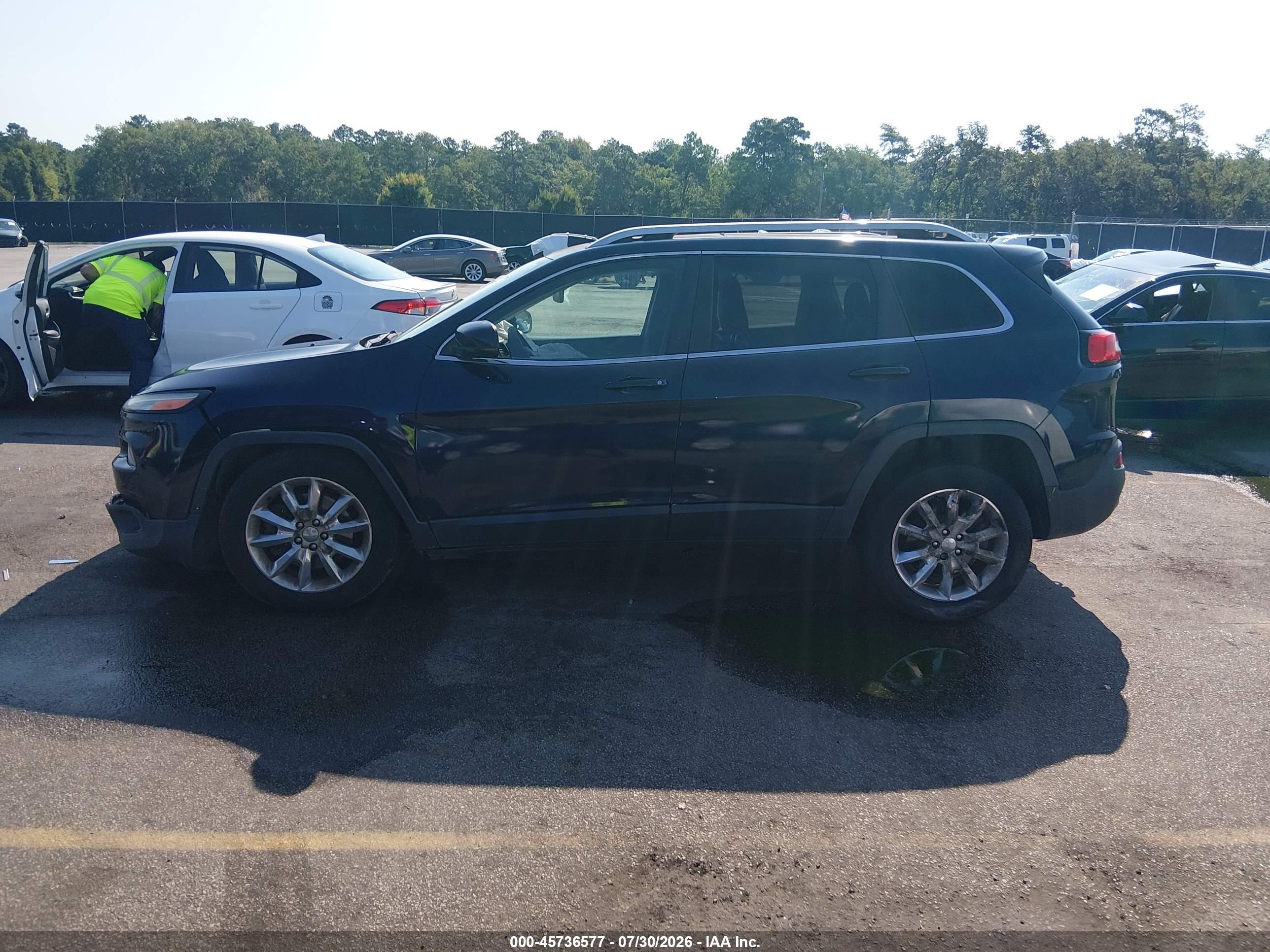 2014 Jeep Cherokee Limited Black vin: 1C4PJMDS9EW231482
