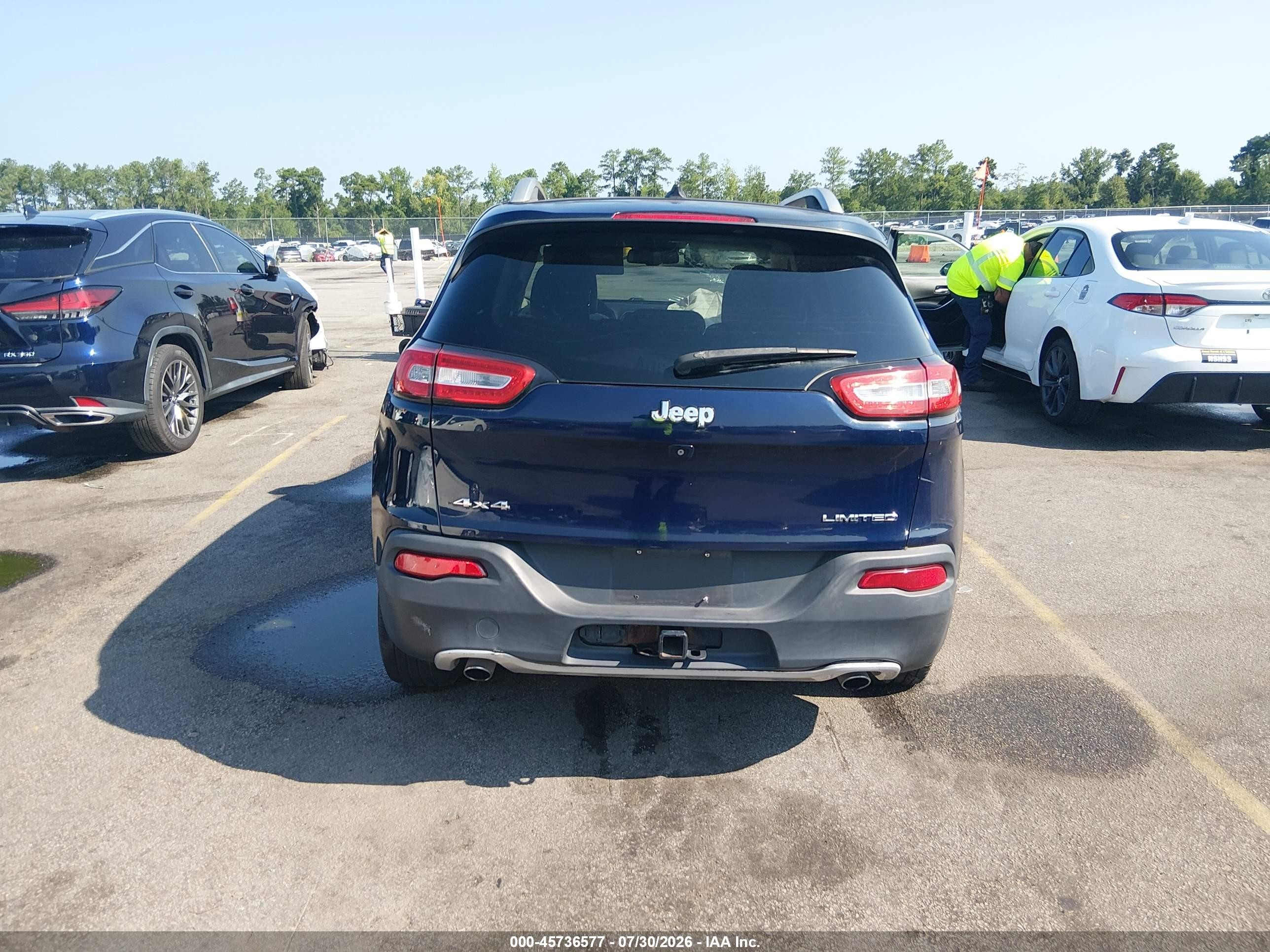 2014 Jeep Cherokee Limited Black vin: 1C4PJMDS9EW231482