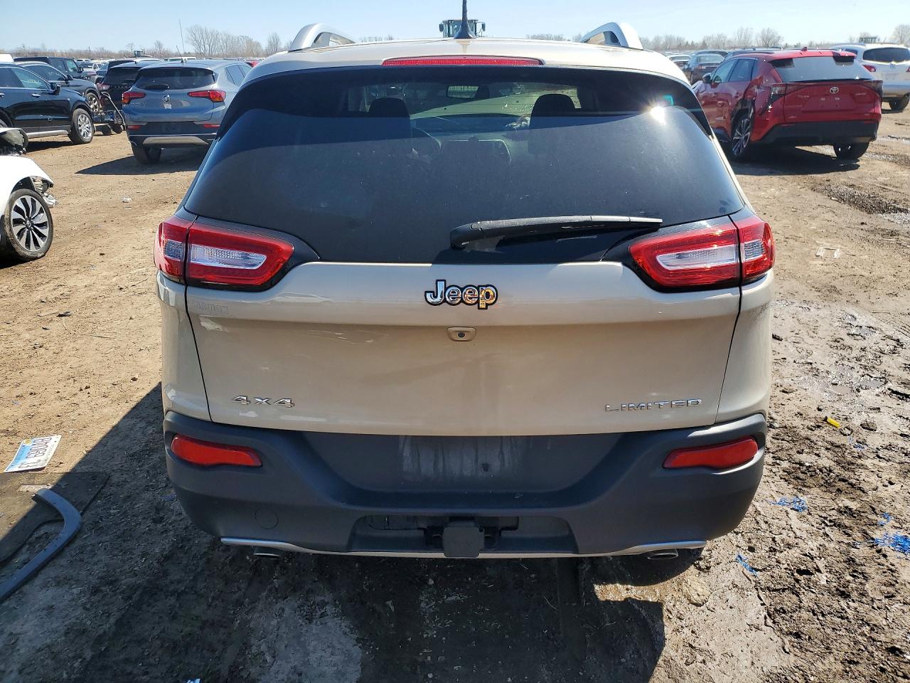 2014 Jeep Cherokee Limited Gold vin: 1C4PJMDS9EW243244