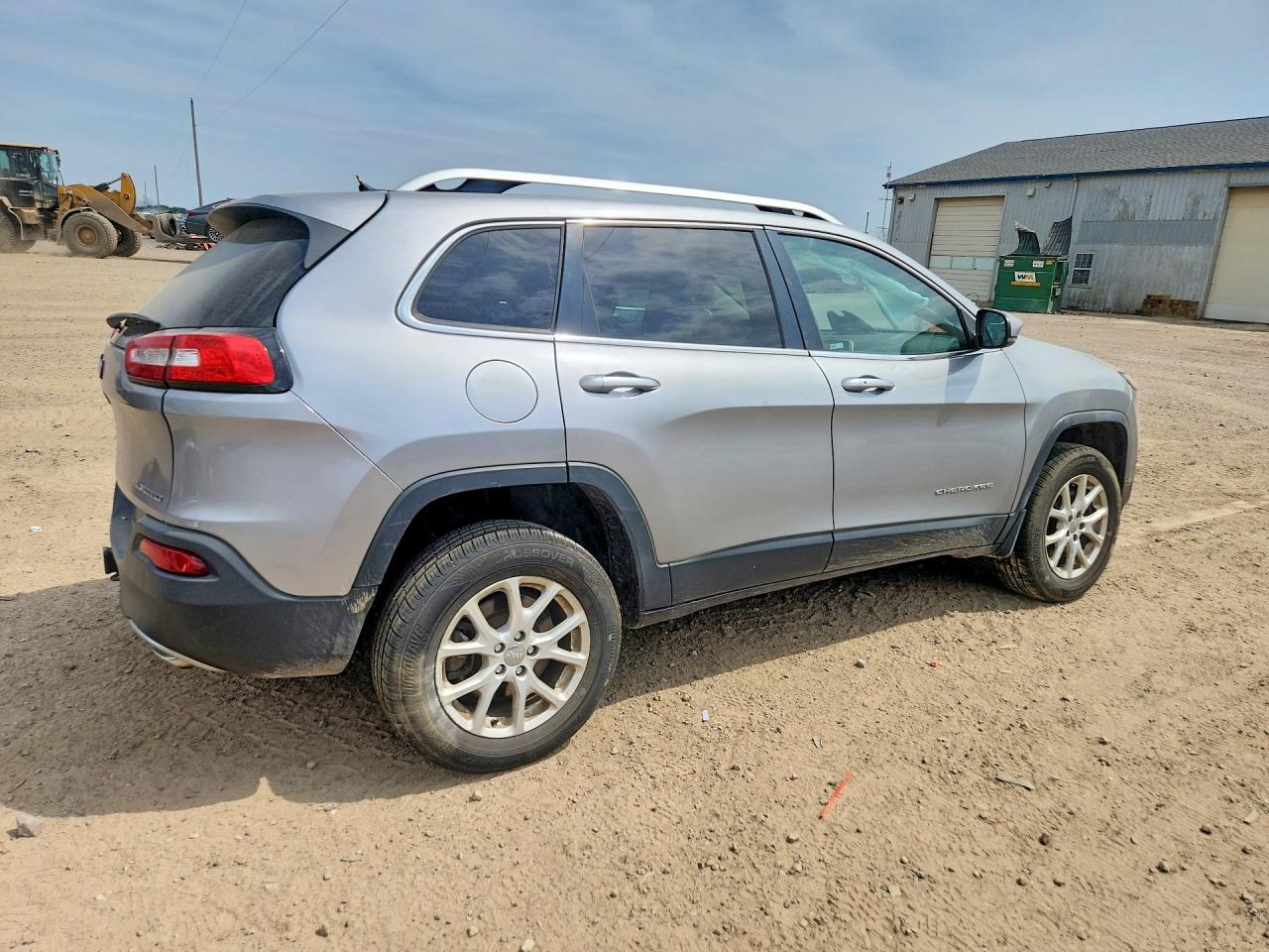 2014 Jeep Cherokee Limited Серебряный vin: 1C4PJMDS9EW277135