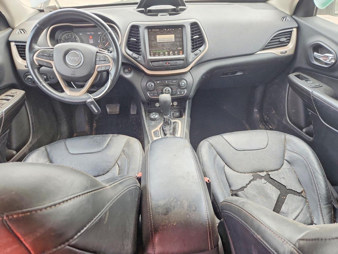 2014 Jeep Cherokee Limited Серебряный vin: 1C4PJMDS9EW277135