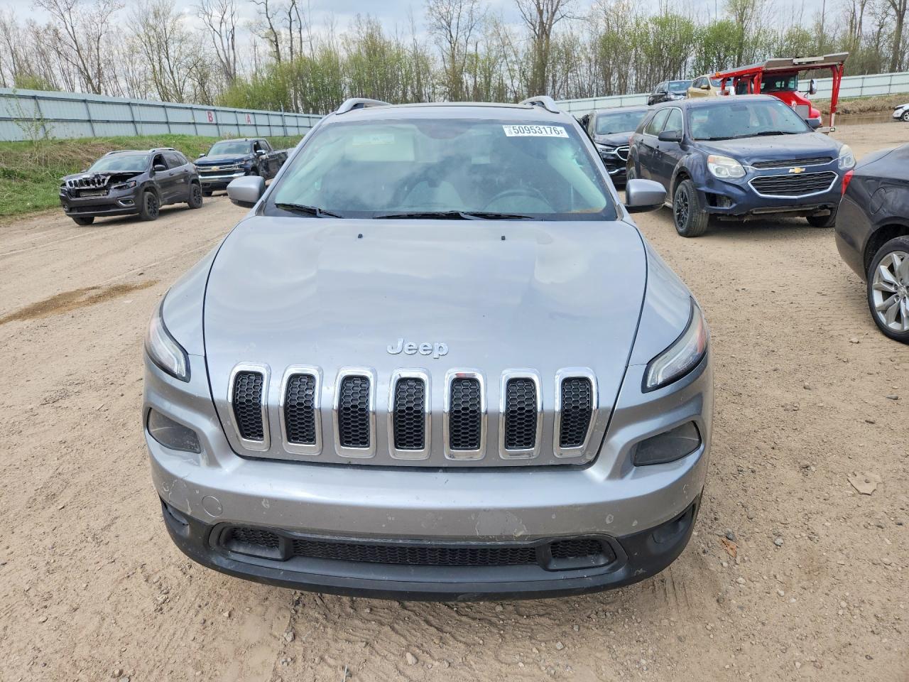 2014 Jeep Cherokee Limited Серебряный vin: 1C4PJMDS9EW277135
