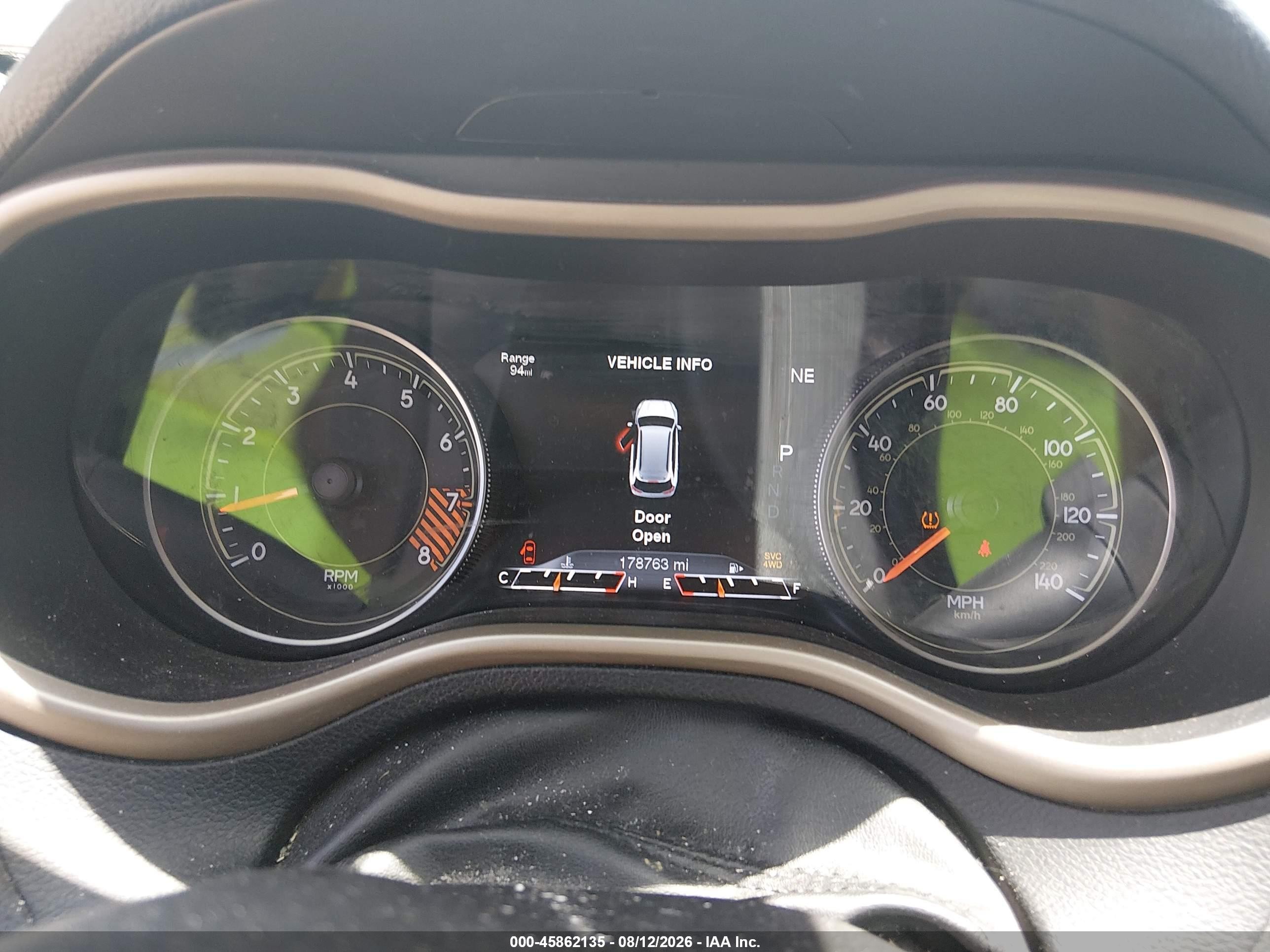 2015 Jeep Cherokee Limited Серый vin: 1C4PJMDS9FW501554