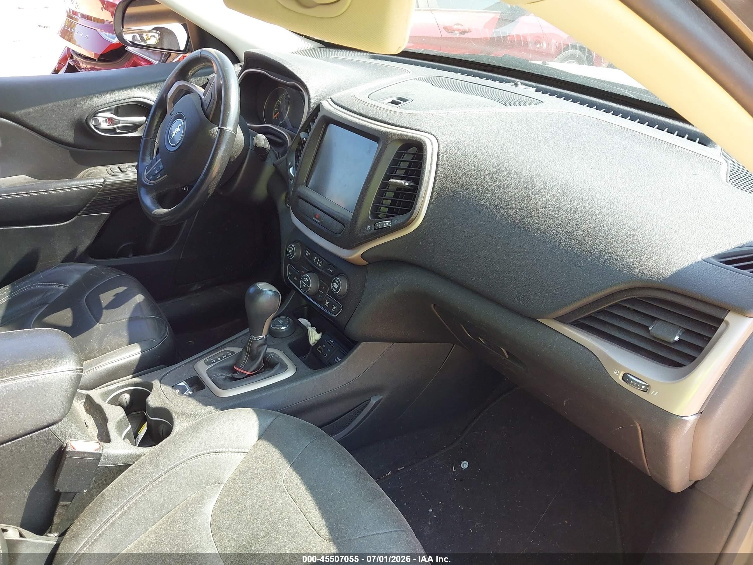 2015 Jeep Cherokee Limited Зеленый vin: 1C4PJMDS9FW520833