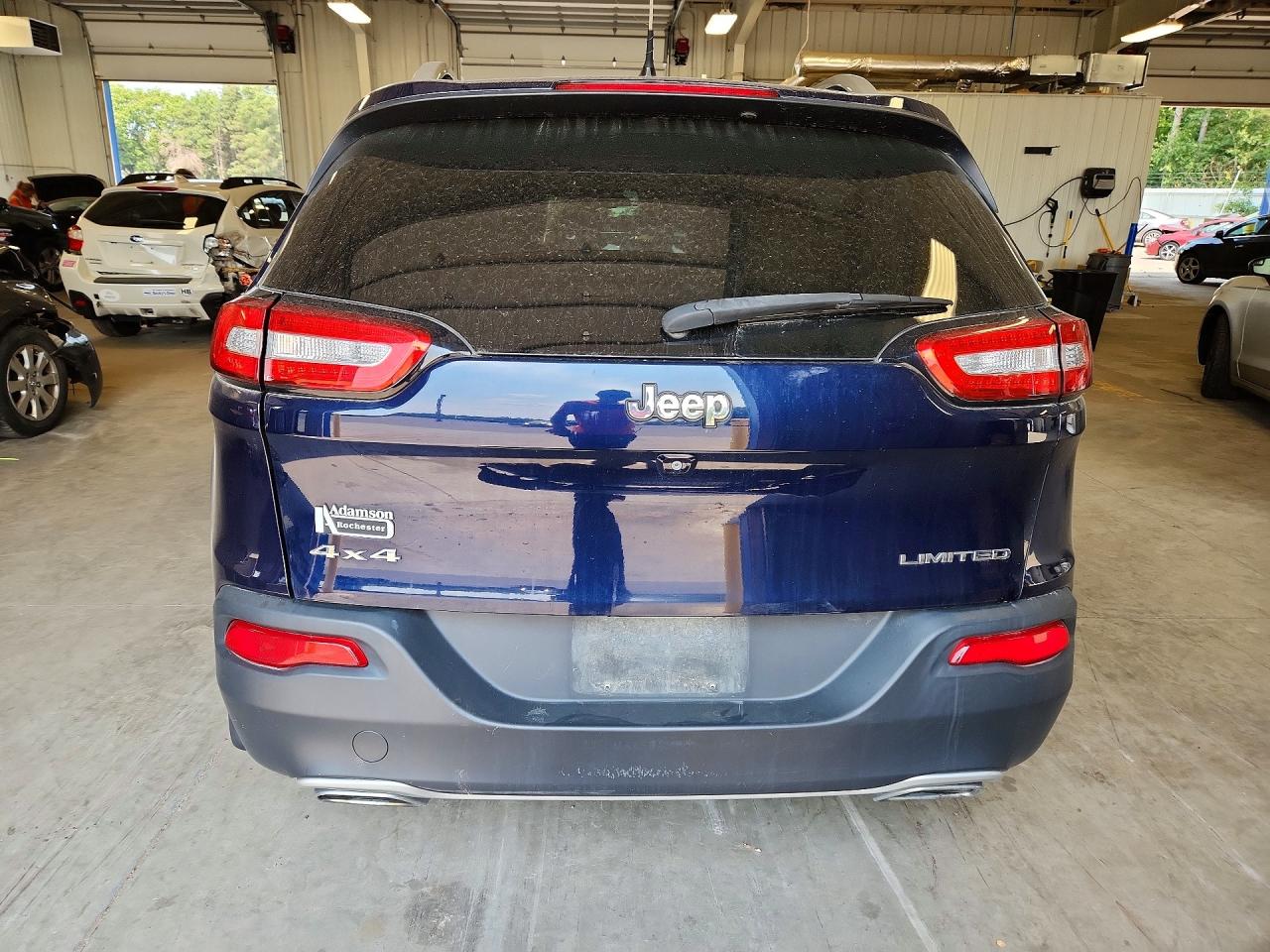 2015 Jeep Cherokee Limited Blue vin: 1C4PJMDS9FW538023