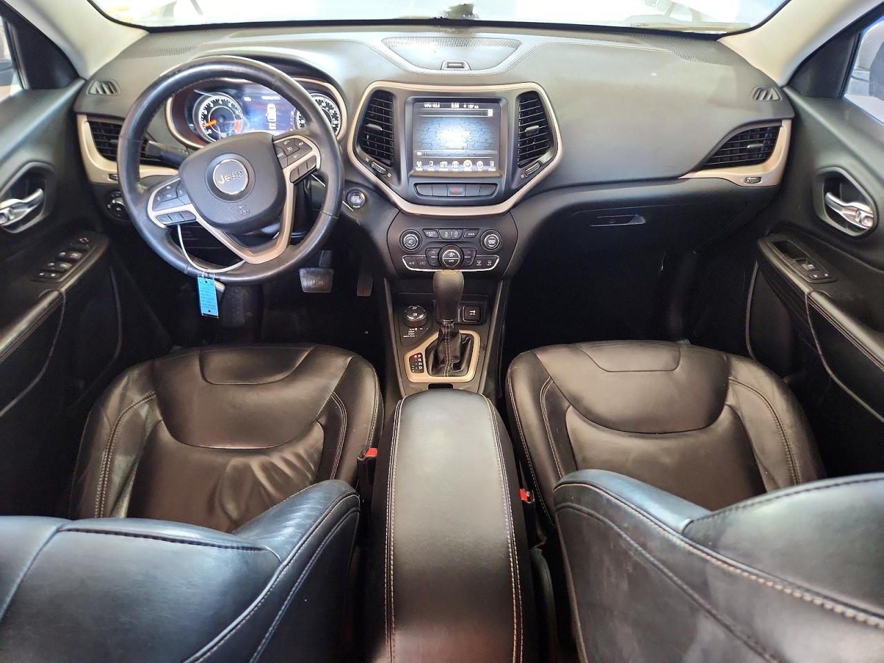 2015 Jeep Cherokee Limited White vin: 1C4PJMDS9FW556487
