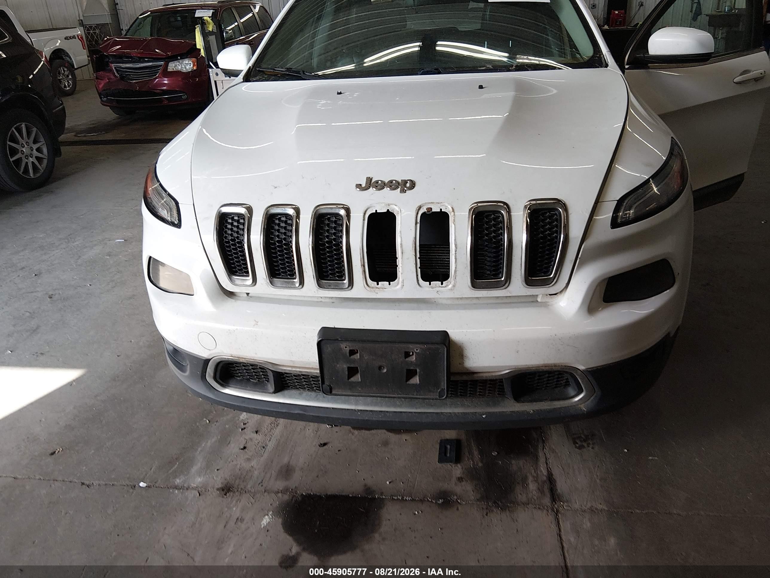 2015 Jeep Cherokee Limited Белый vin: 1C4PJMDS9FW557400