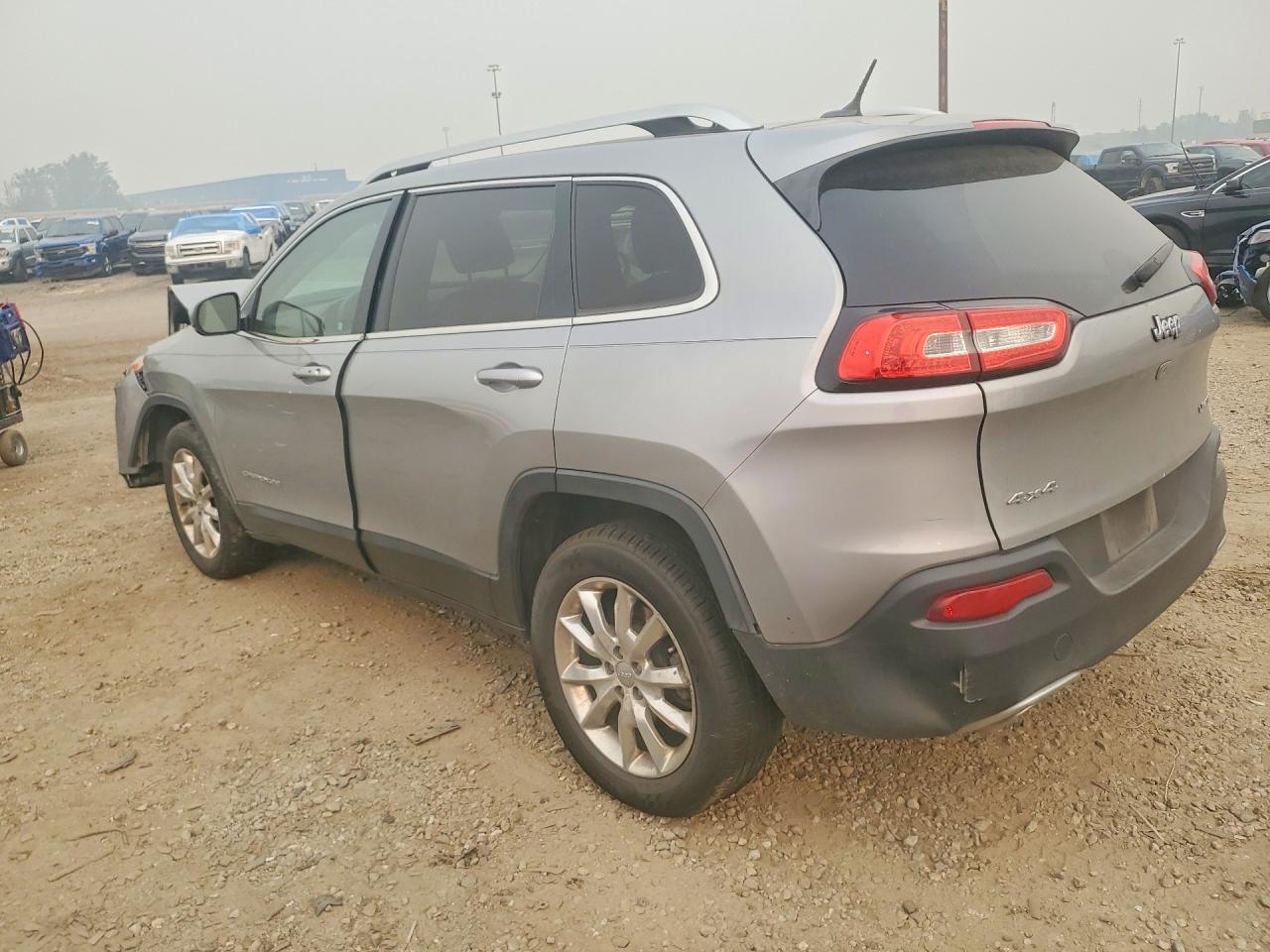 2015 Jeep Cherokee Limited Silver vin: 1C4PJMDS9FW564329