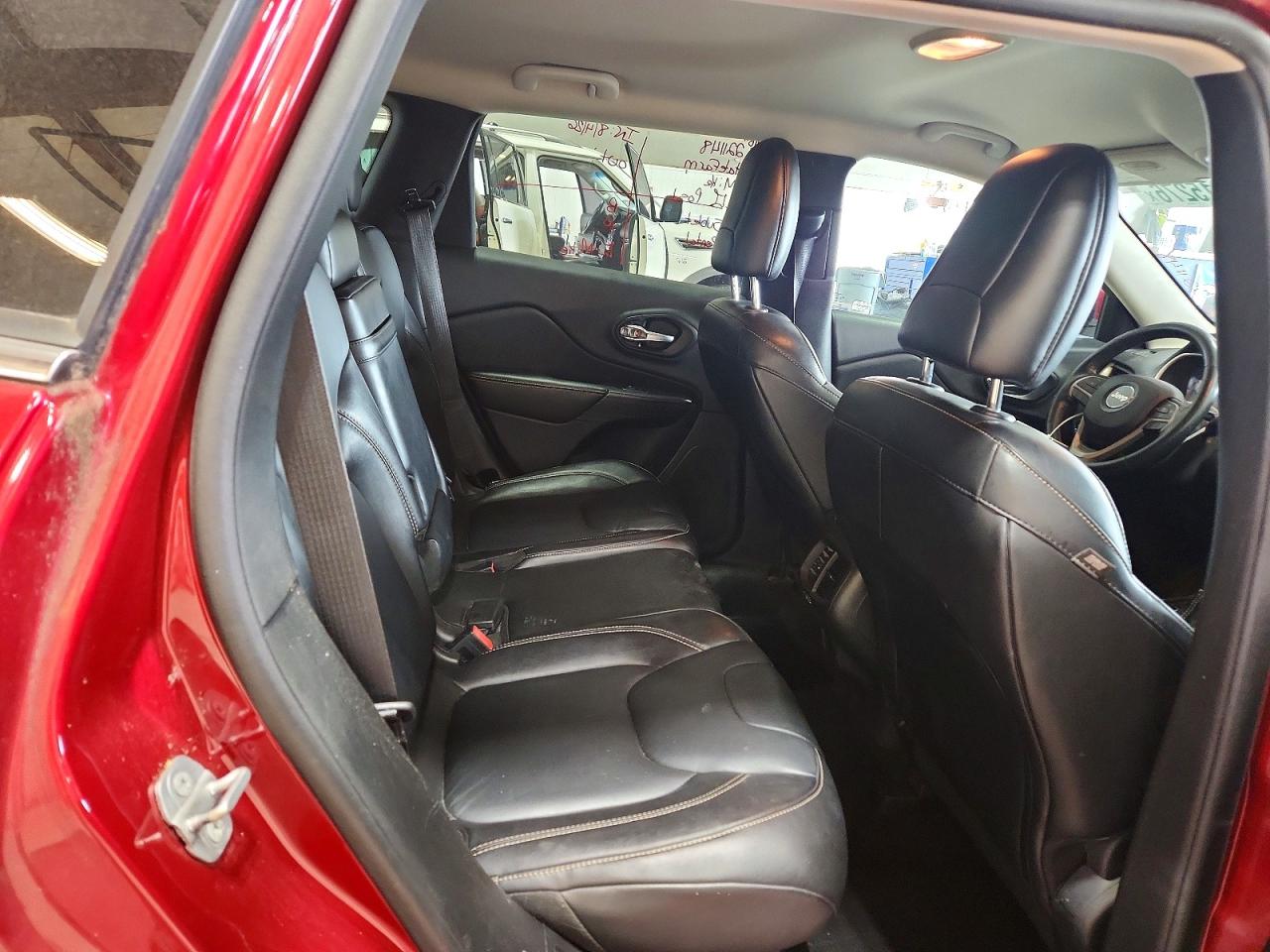 2015 Jeep Cherokee Limited Burgundy vin: 1C4PJMDS9FW582247