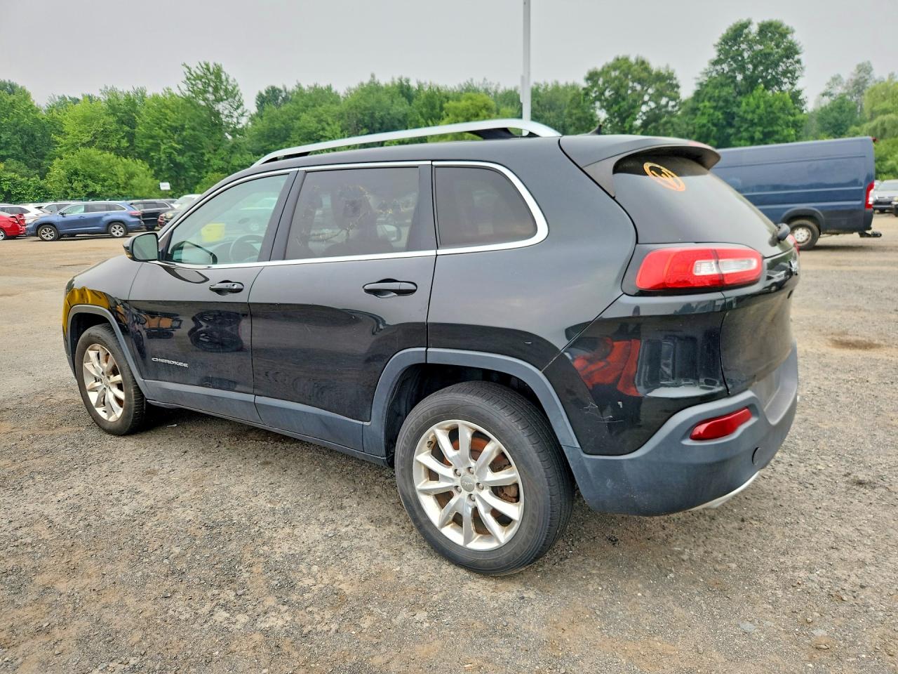 2015 Jeep Cherokee Limited Черный vin: 1C4PJMDS9FW615702