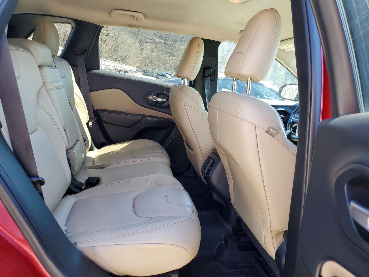 2016 Jeep Cherokee Limited Красный vin: 1C4PJMDS9GW100314