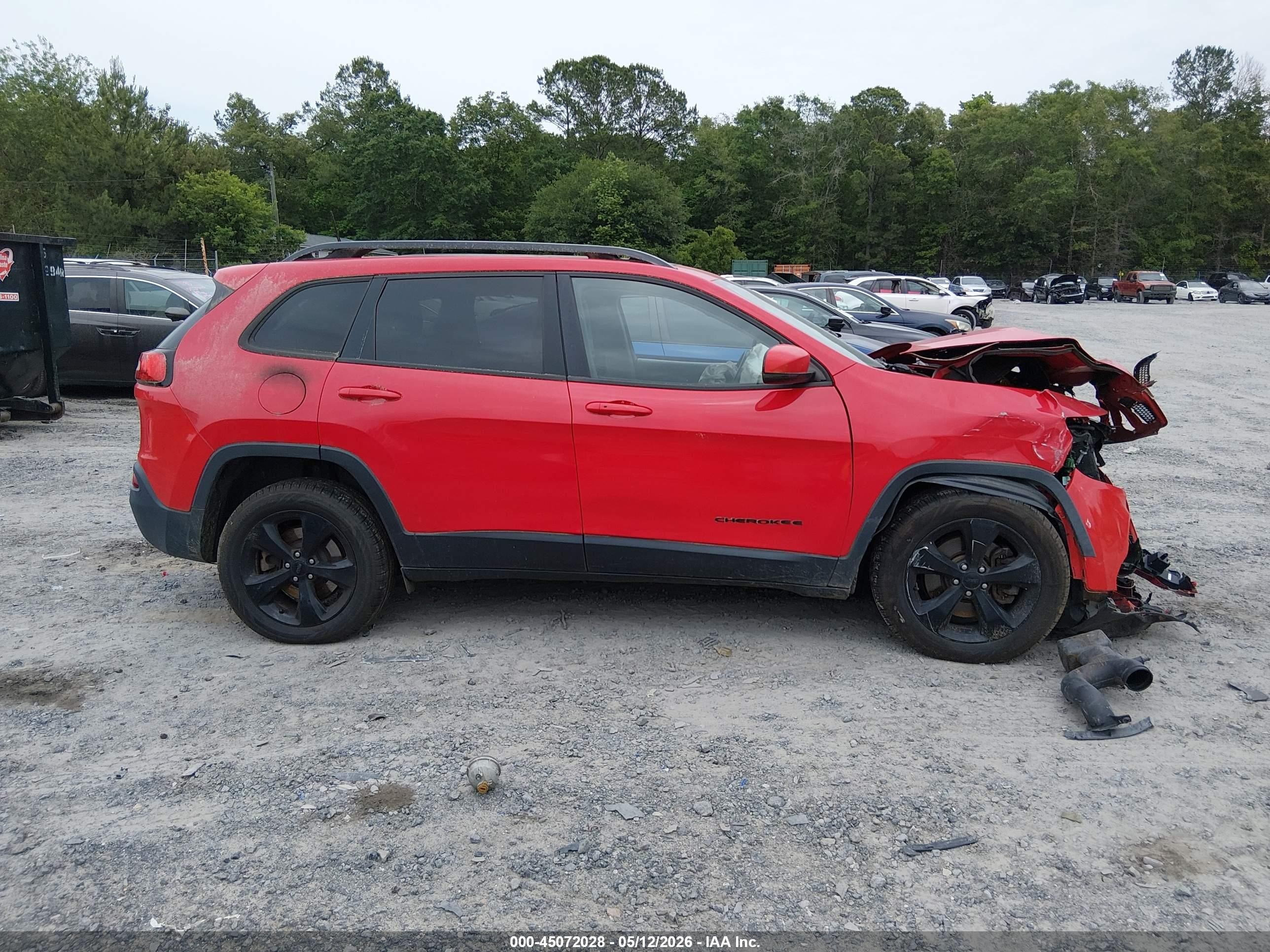 2017 Jeep Cherokee High Altitude 4x4 Red vin: 1C4PJMDS9HW611930