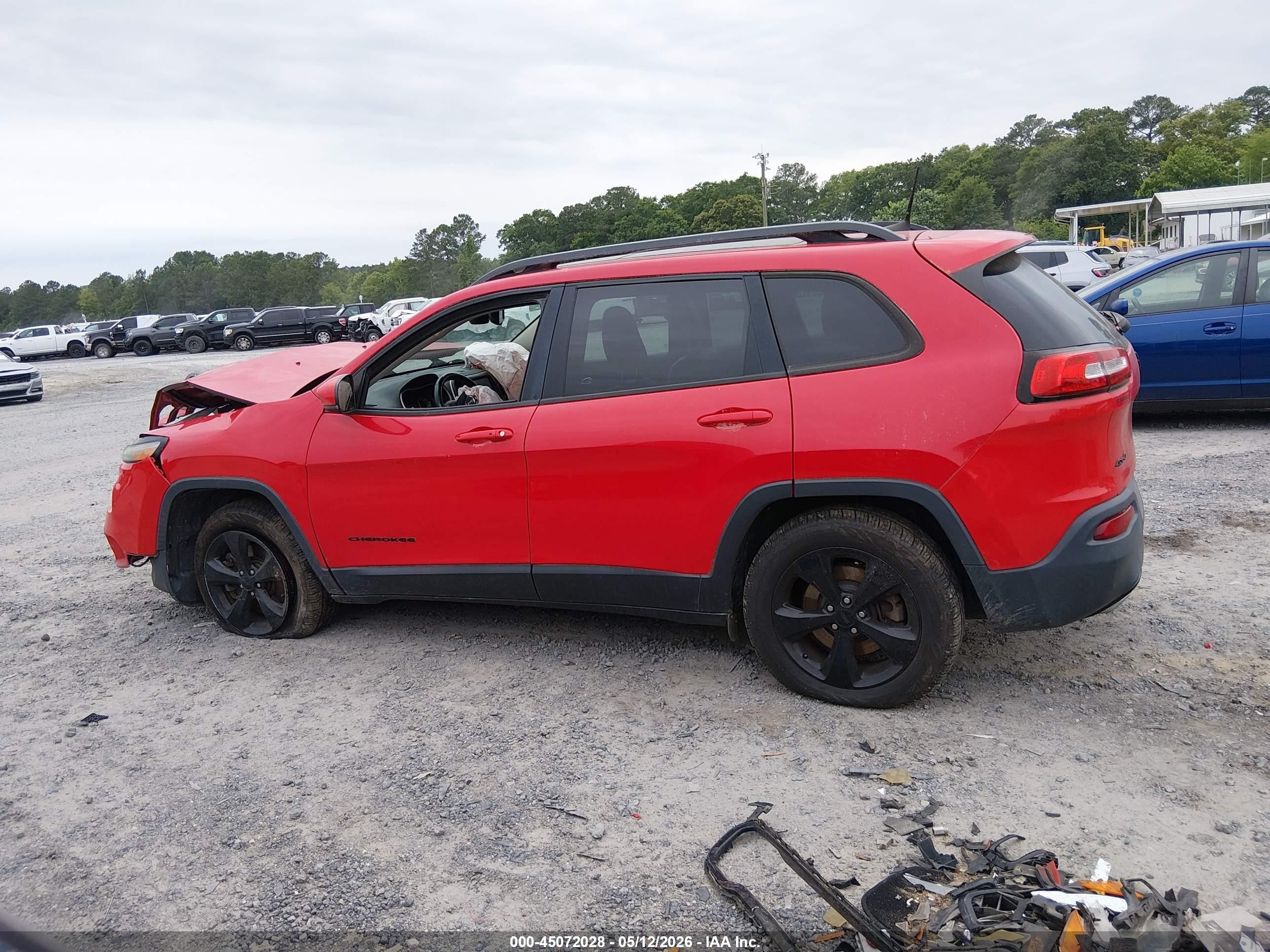 2017 Jeep Cherokee High Altitude 4x4 Red vin: 1C4PJMDS9HW611930