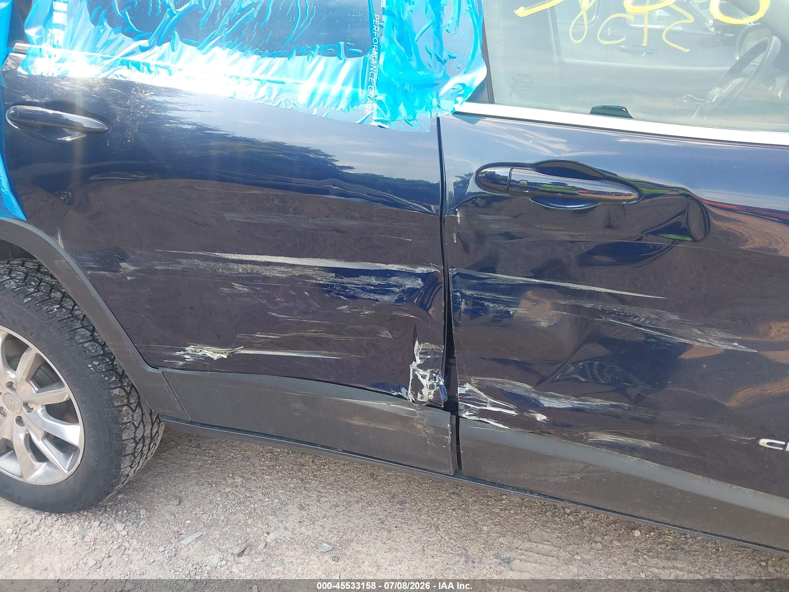 2014 Jeep Cherokee Limited Blue vin: 1C4PJMDSXEW129964