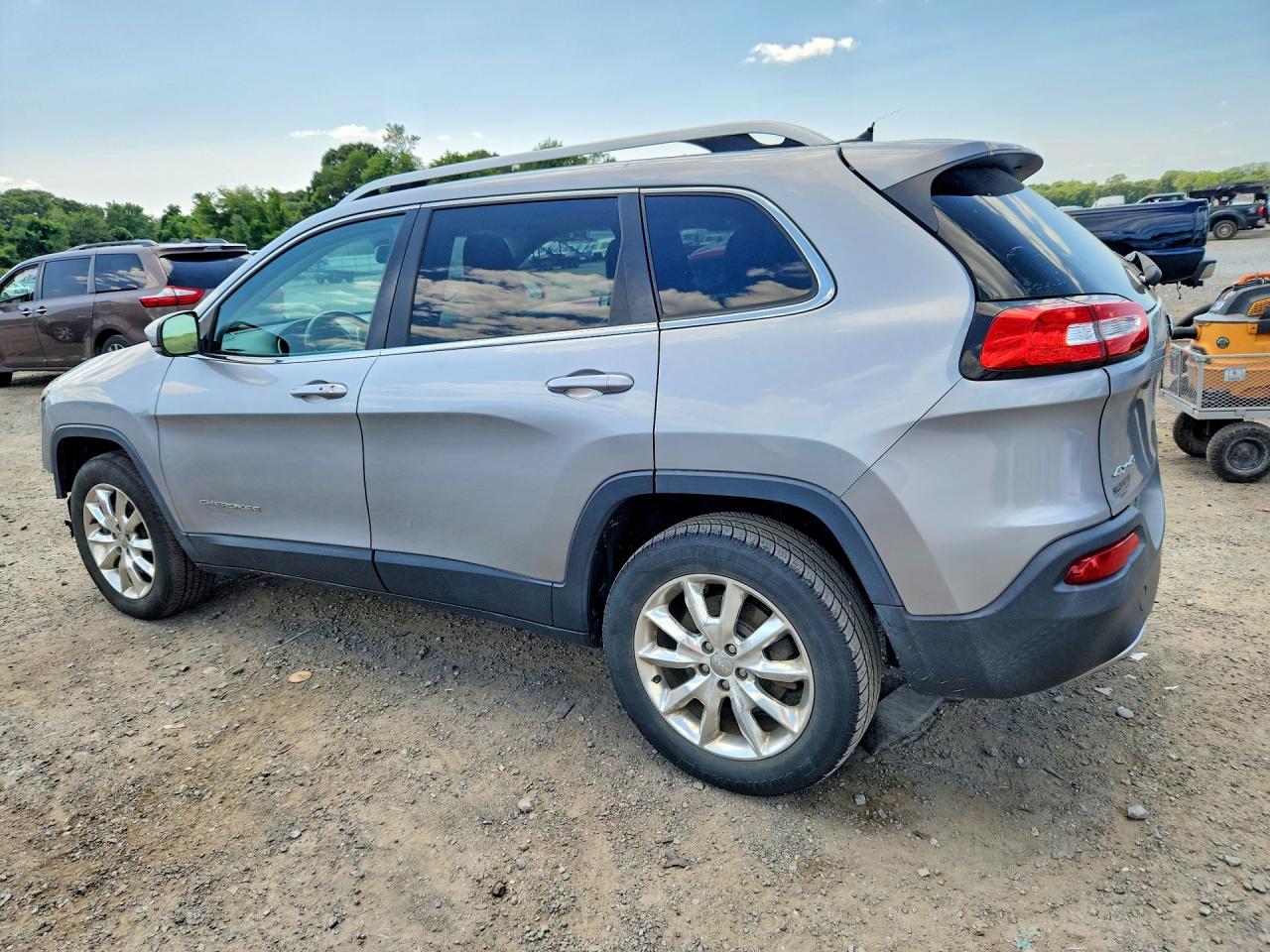 2014 Jeep Cherokee Limited Gray vin: 1C4PJMDSXEW174533