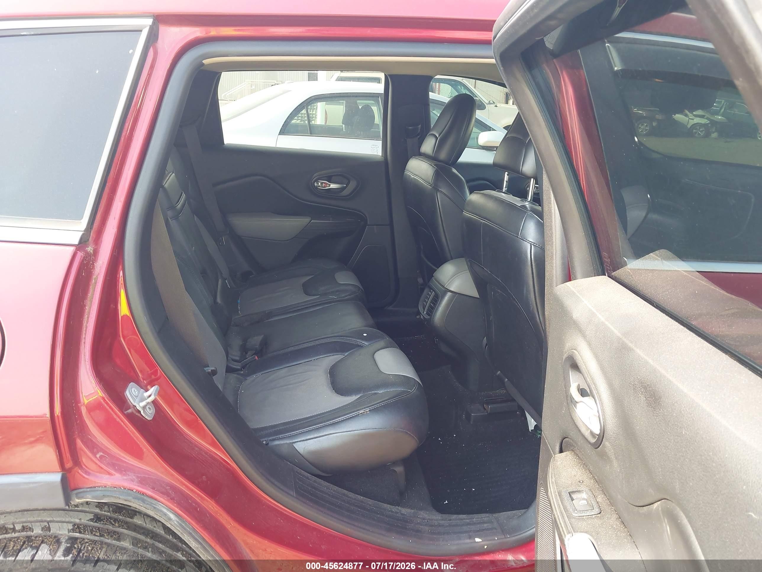 2014 Jeep Cherokee Limited Red vin: 1C4PJMDSXEW187444