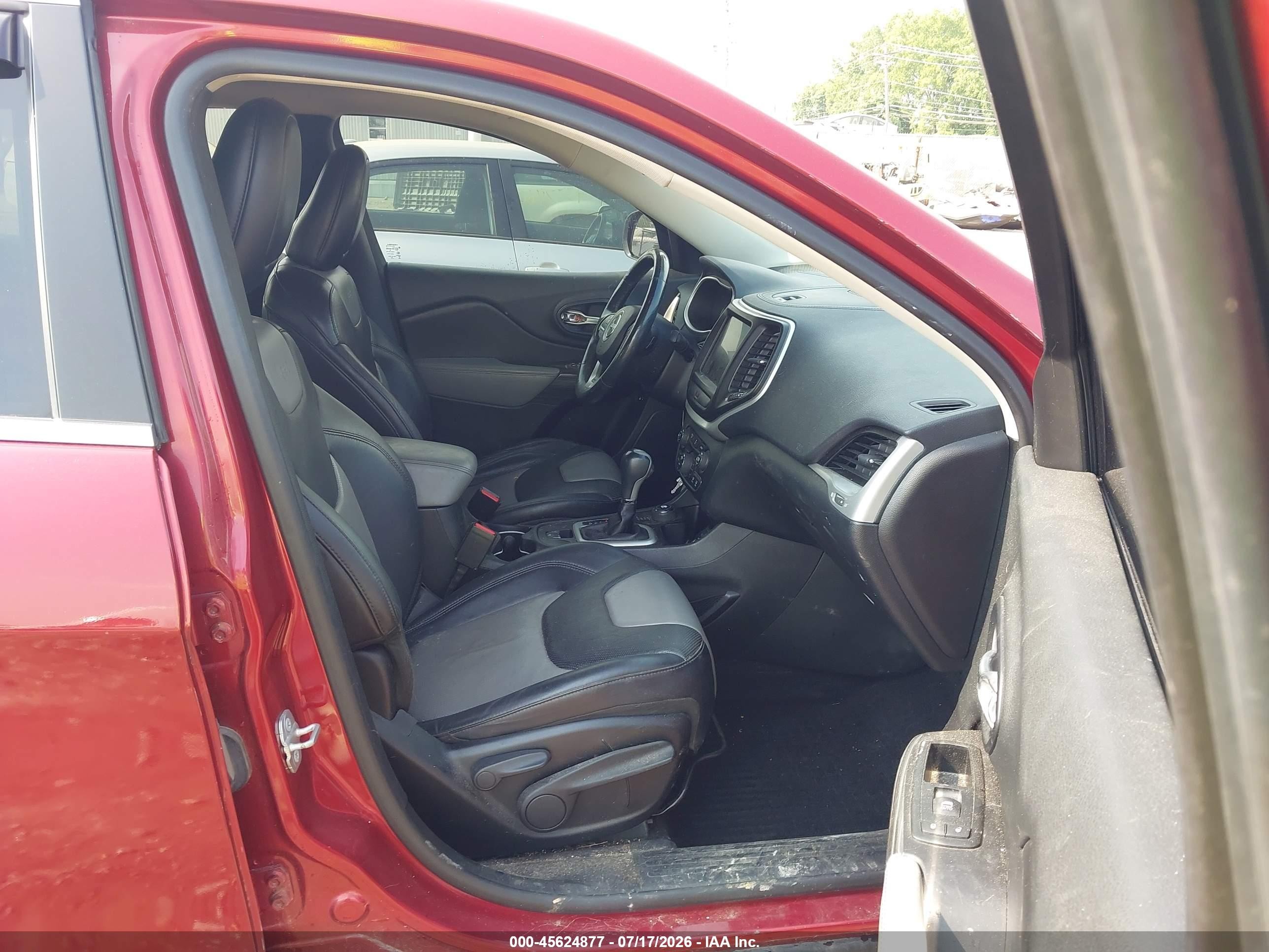 2014 Jeep Cherokee Limited Red vin: 1C4PJMDSXEW187444