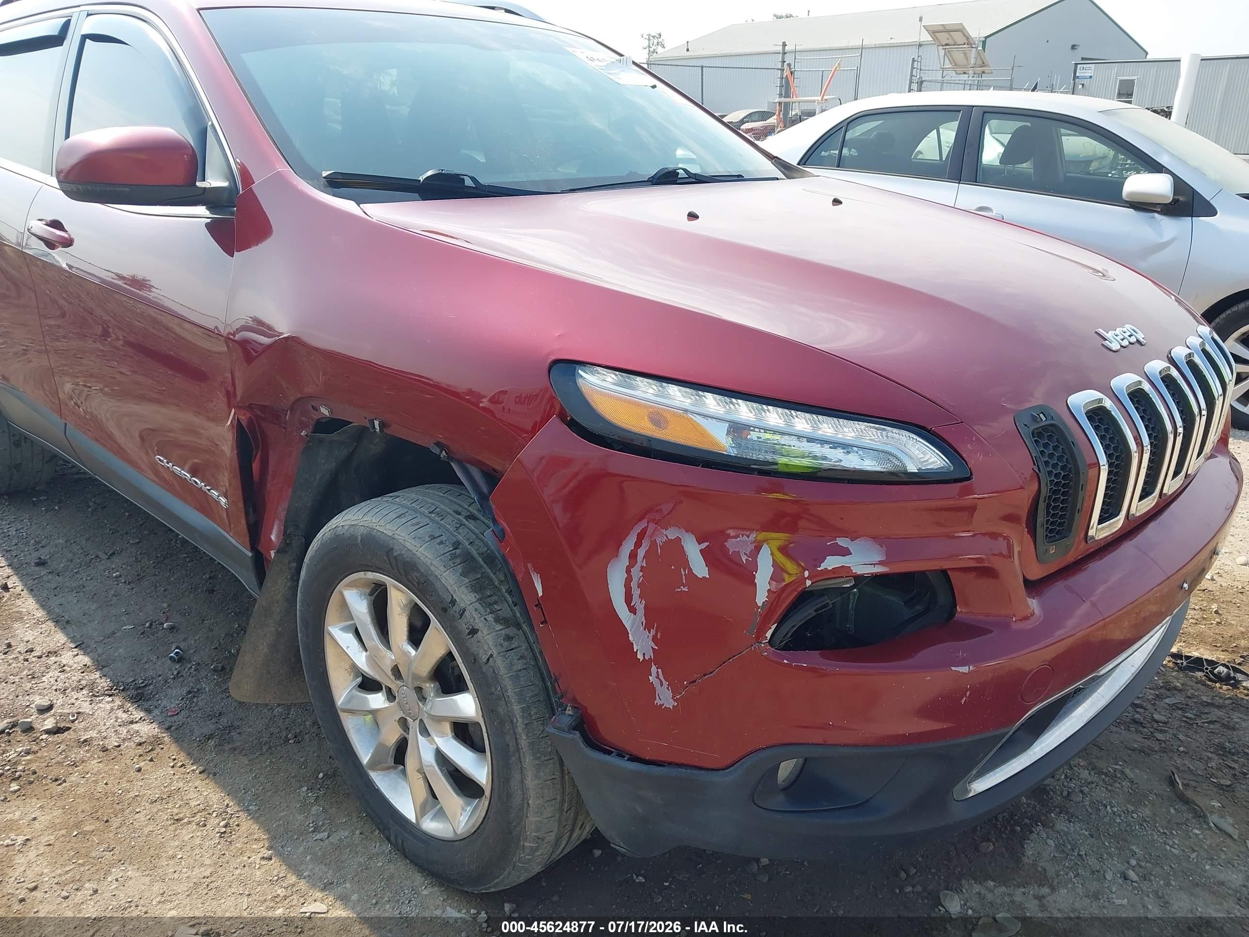 2014 Jeep Cherokee Limited Red vin: 1C4PJMDSXEW187444