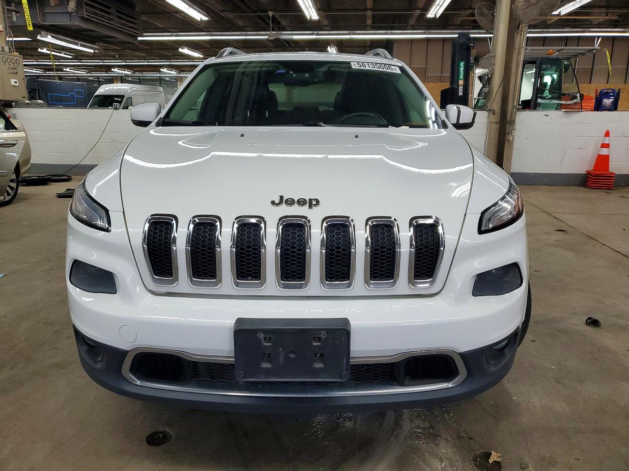 2014 Jeep Cherokee Limited White vin: 1C4PJMDSXEW210222