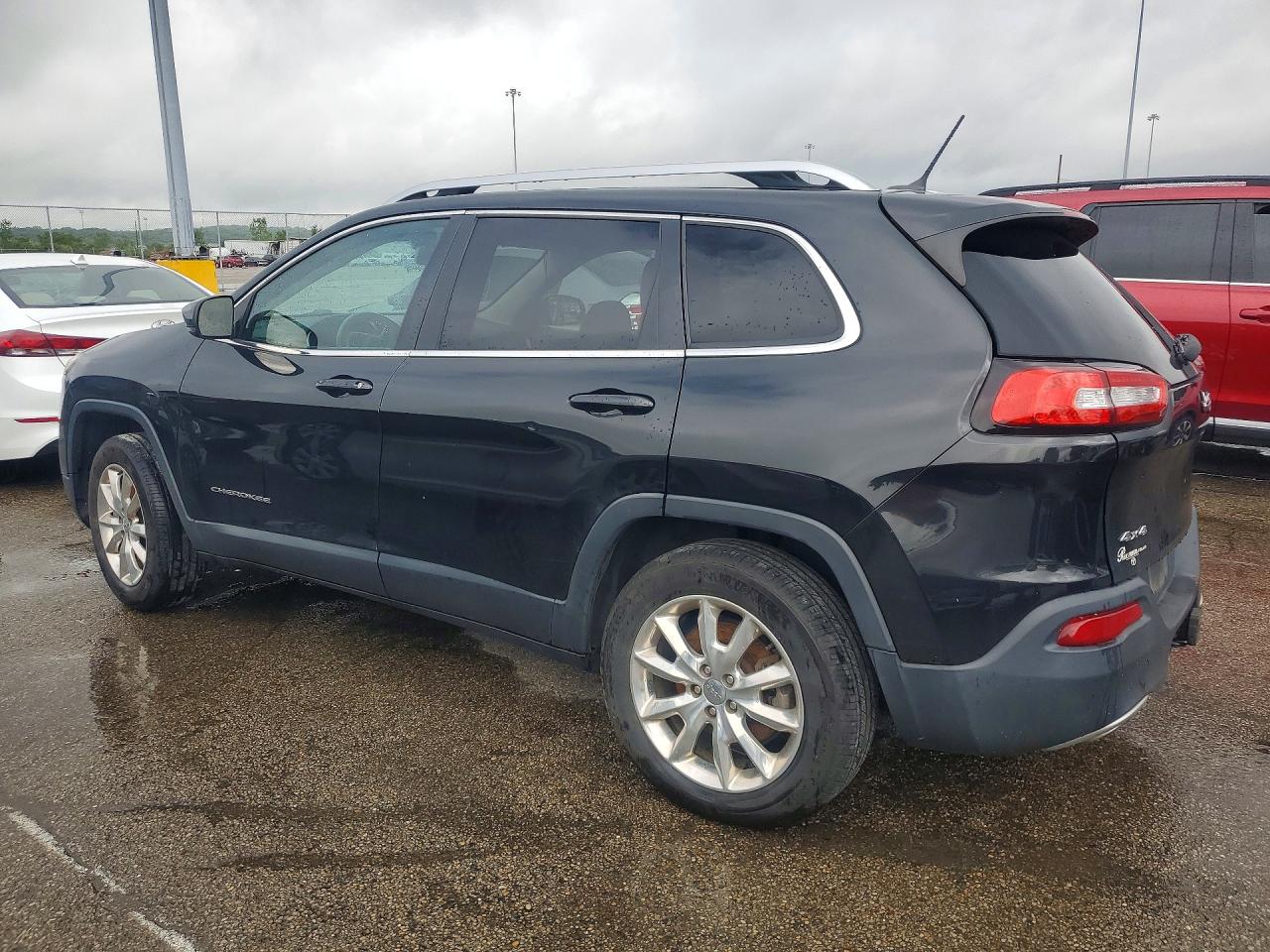 2014 Jeep Cherokee Limited Black vin: 1C4PJMDSXEW255371