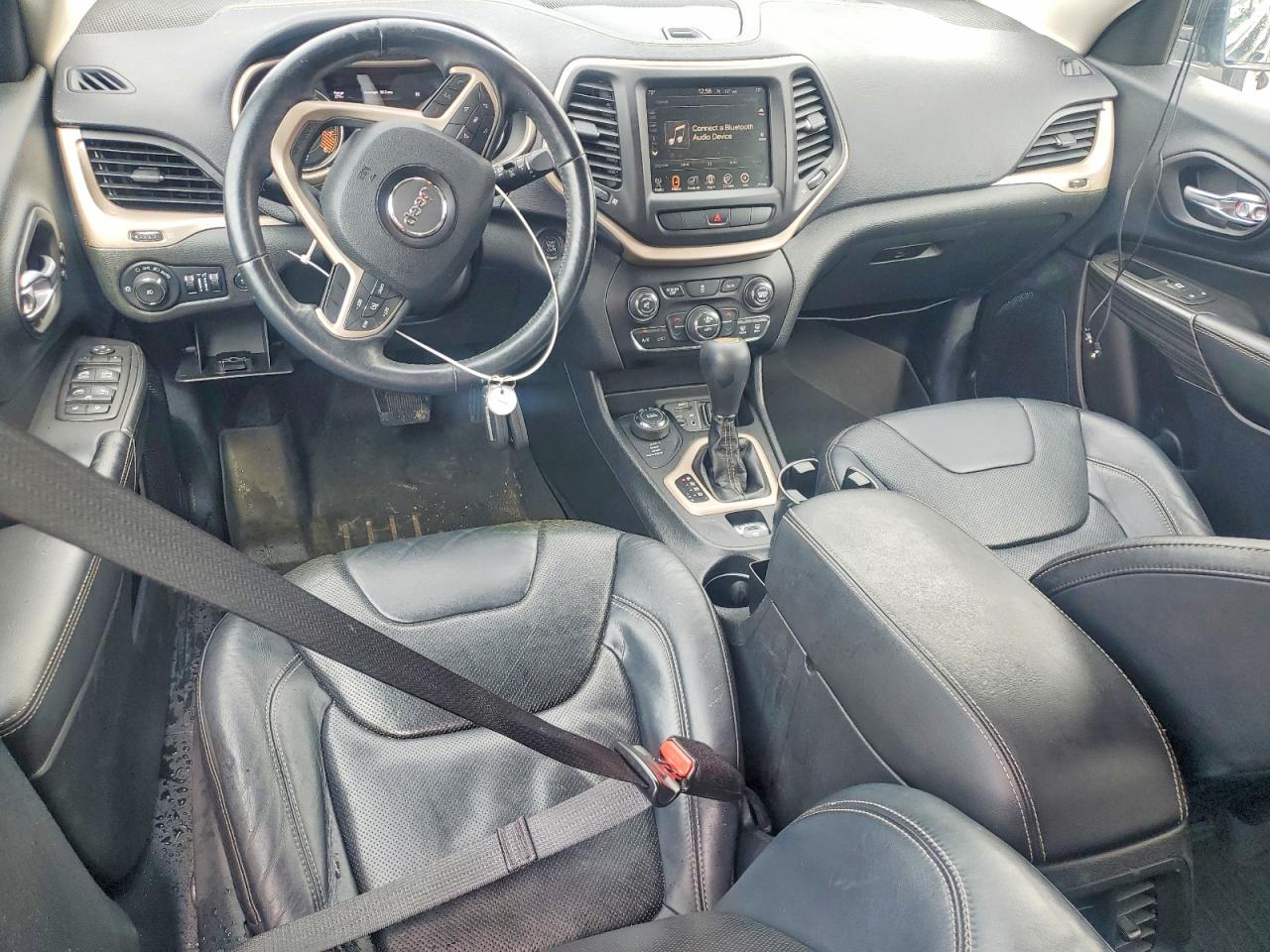 2014 Jeep Cherokee Limited Black vin: 1C4PJMDSXEW255371