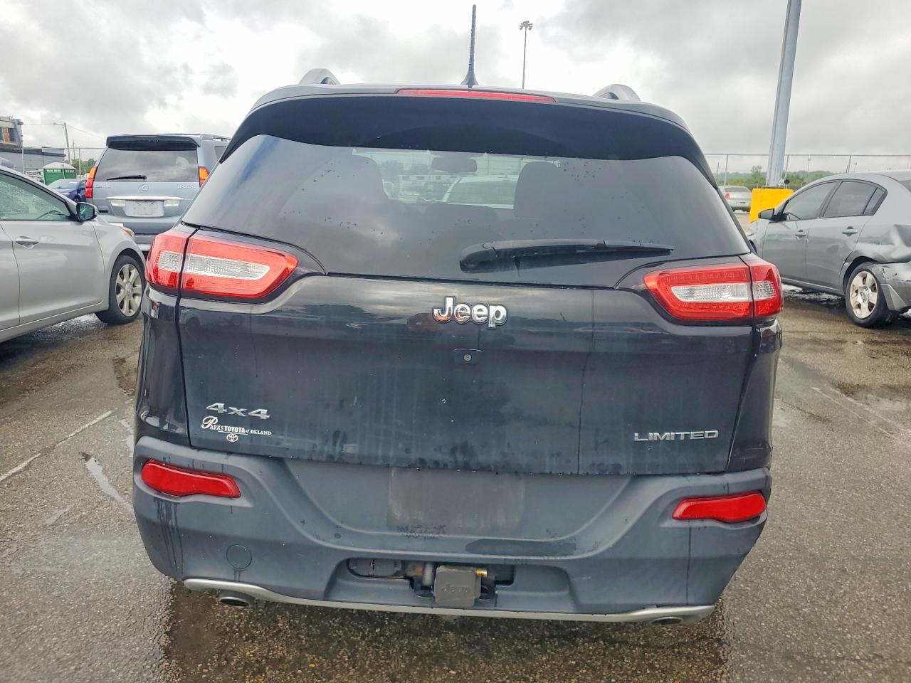 2014 Jeep Cherokee Limited Black vin: 1C4PJMDSXEW255371