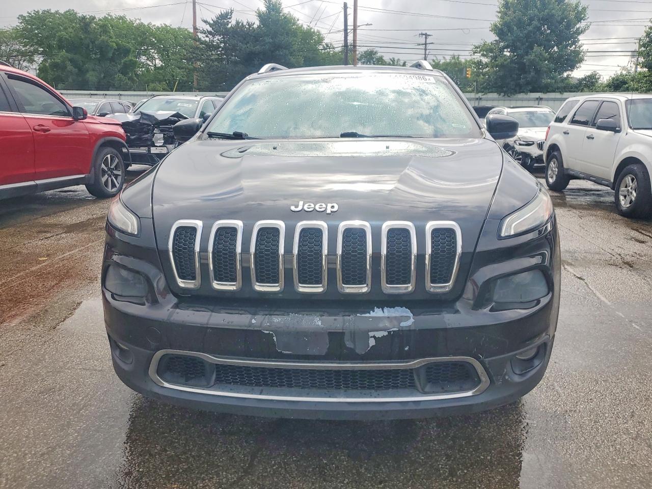 2014 Jeep Cherokee Limited Black vin: 1C4PJMDSXEW255371