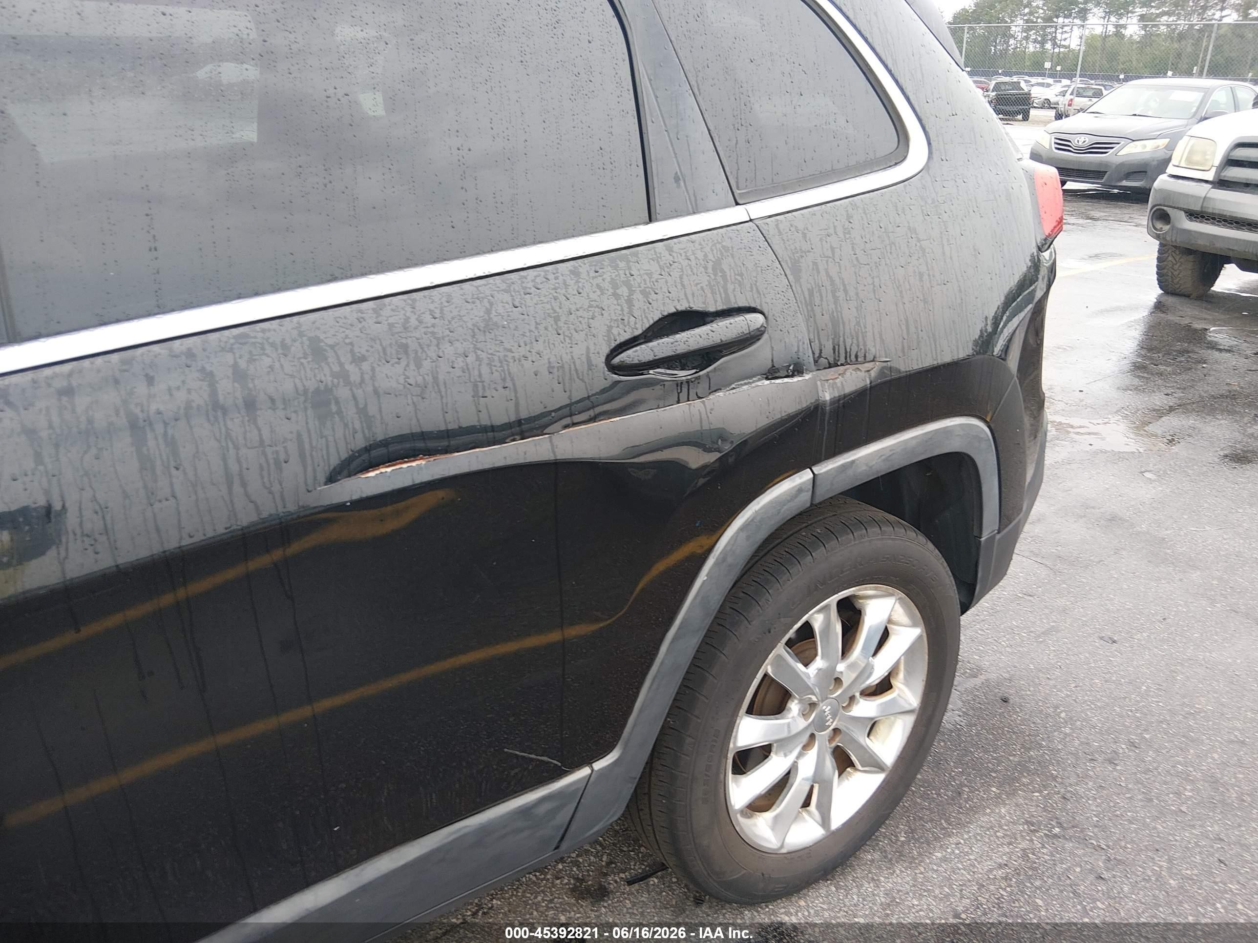 2014 Jeep Cherokee Limited Black vin: 1C4PJMDSXEW260036