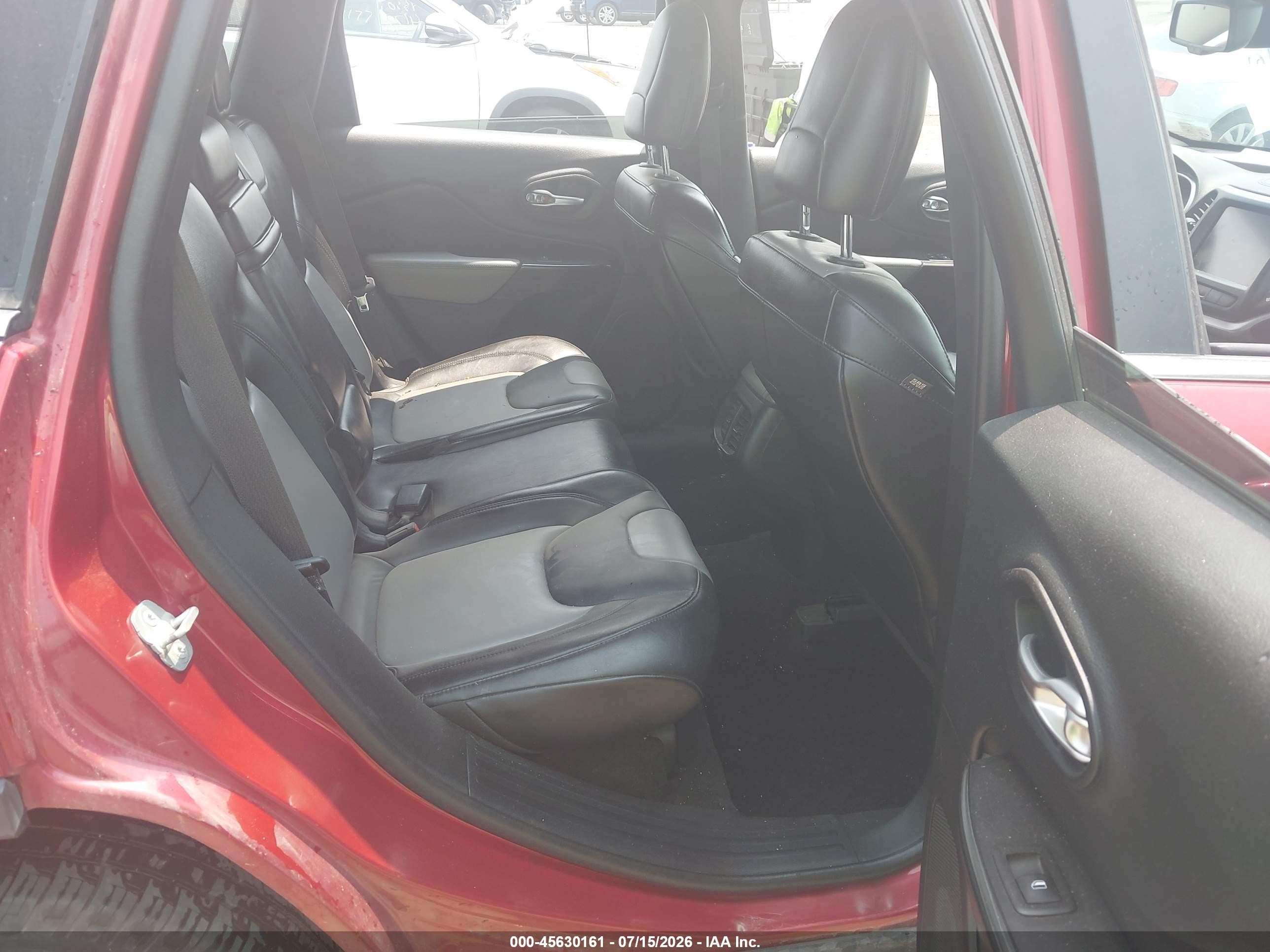 2014 Jeep Cherokee Limited Красный vin: 1C4PJMDSXEW266323
