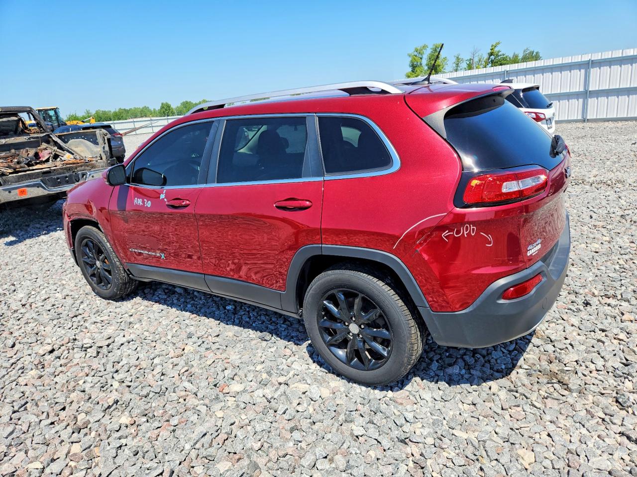 2014 Jeep Cherokee Limited Red vin: 1C4PJMDSXEW279072