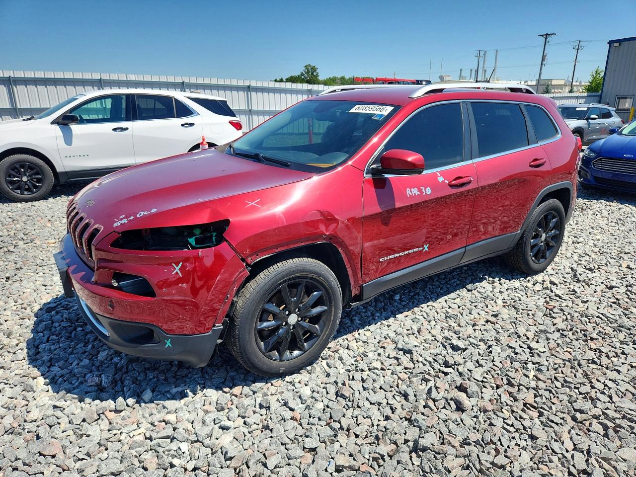 2014 Jeep Cherokee Limited Red vin: 1C4PJMDSXEW279072