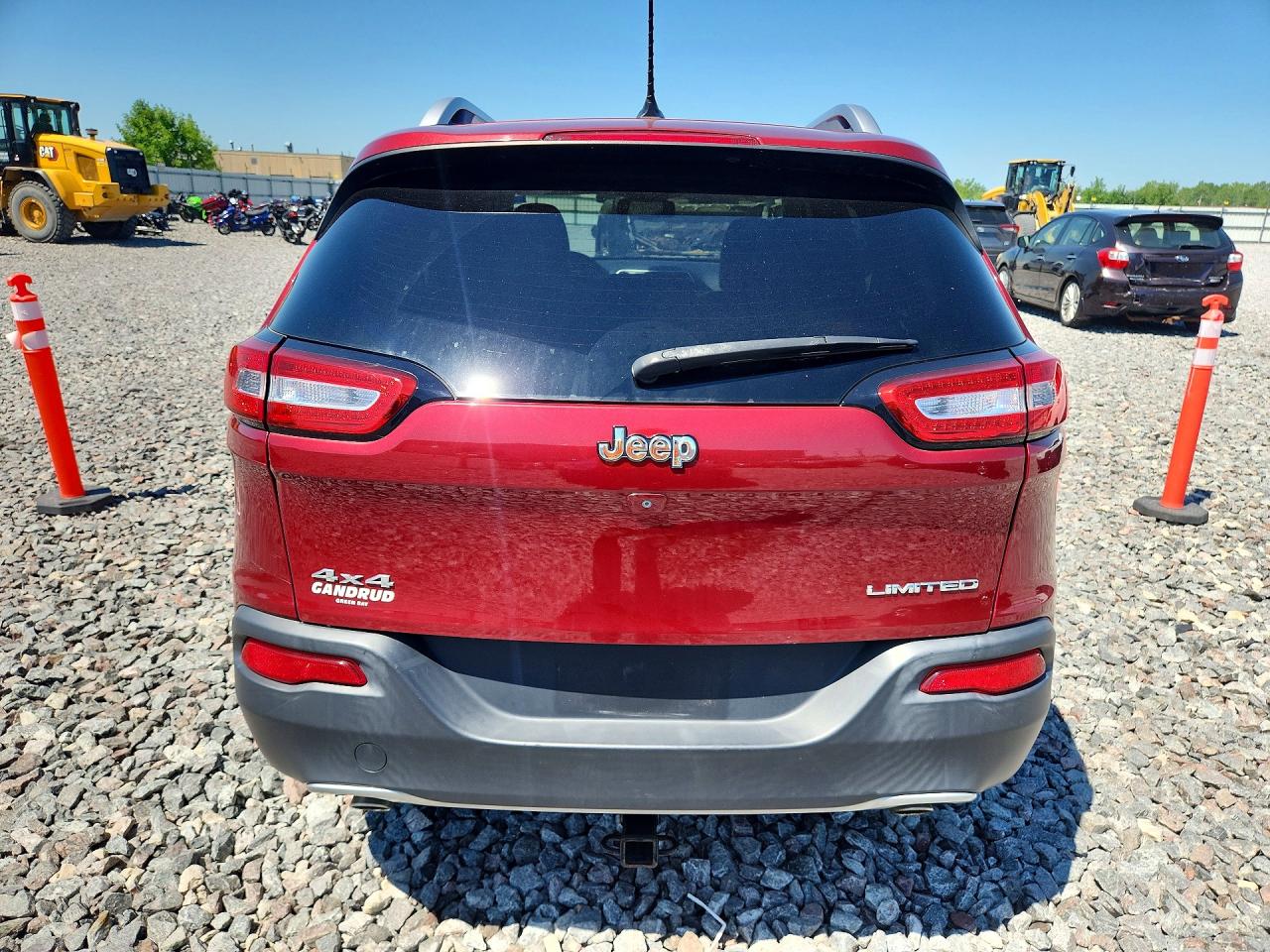 2014 Jeep Cherokee Limited Red vin: 1C4PJMDSXEW279072