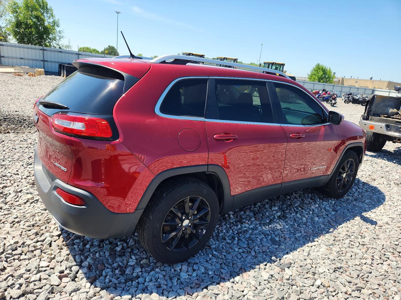 2014 Jeep Cherokee Limited Red vin: 1C4PJMDSXEW279072