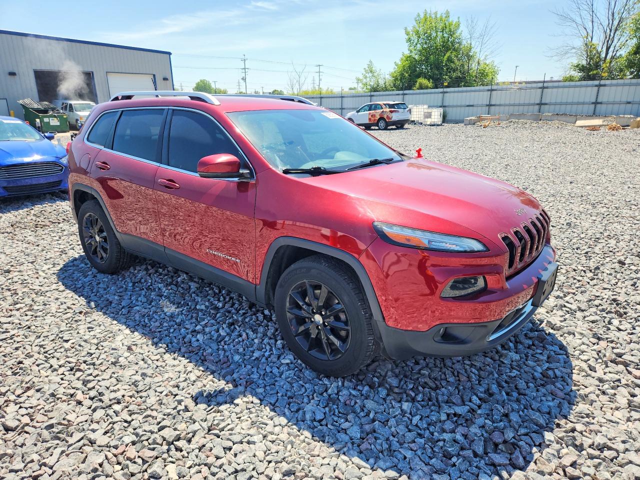 2014 Jeep Cherokee Limited Red vin: 1C4PJMDSXEW279072