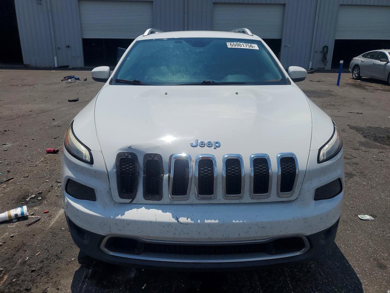 2015 Jeep Cherokee Limited White vin: 1C4PJMDSXFW630905