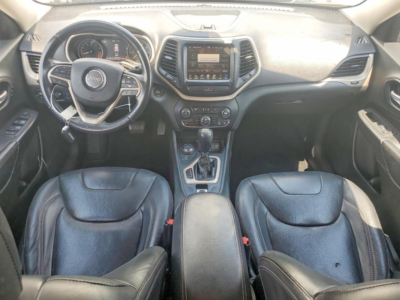 2015 Jeep Cherokee Limited White vin: 1C4PJMDSXFW630905