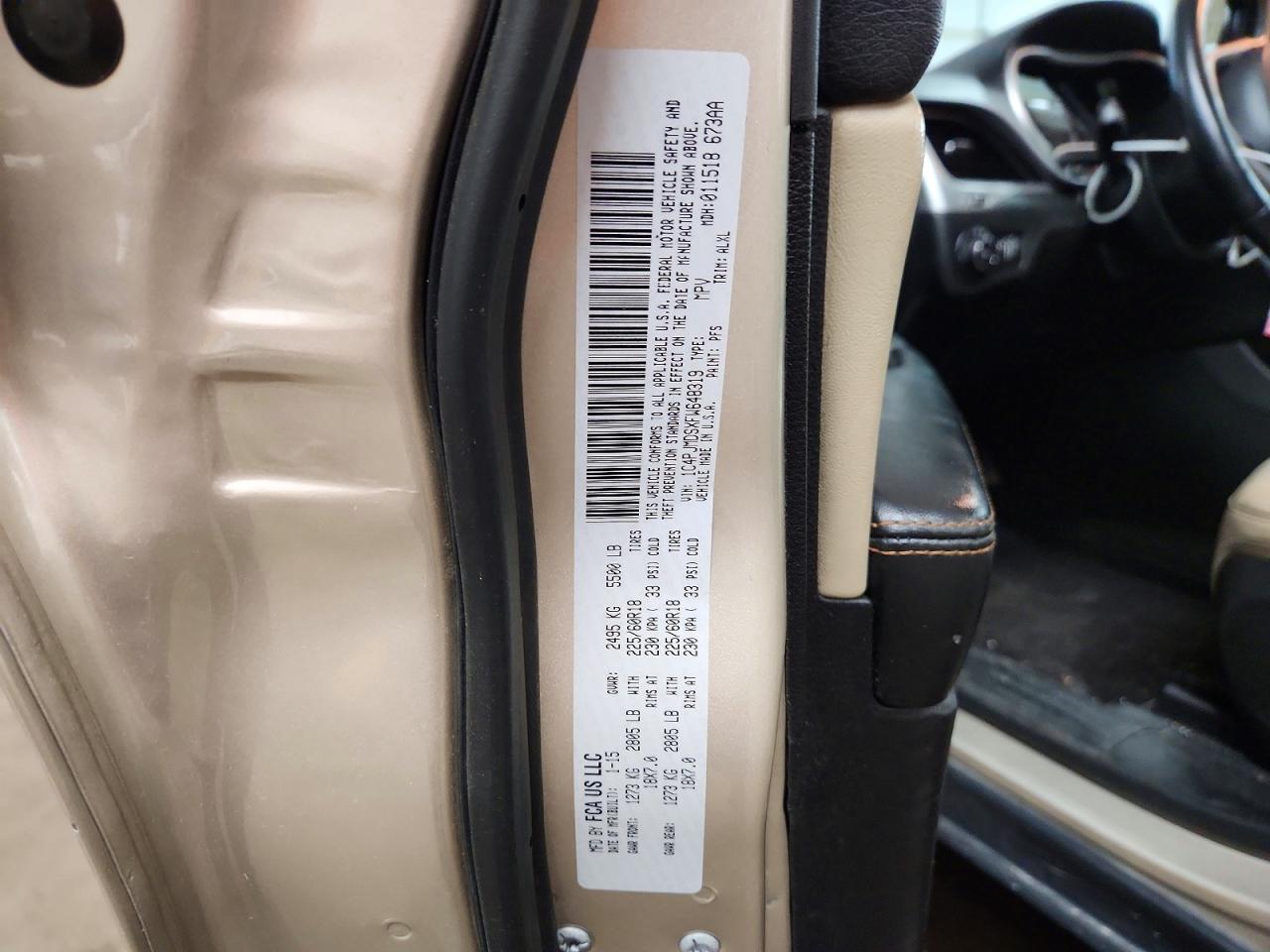 2015 Jeep Cherokee Limited Beige vin: 1C4PJMDSXFW648319