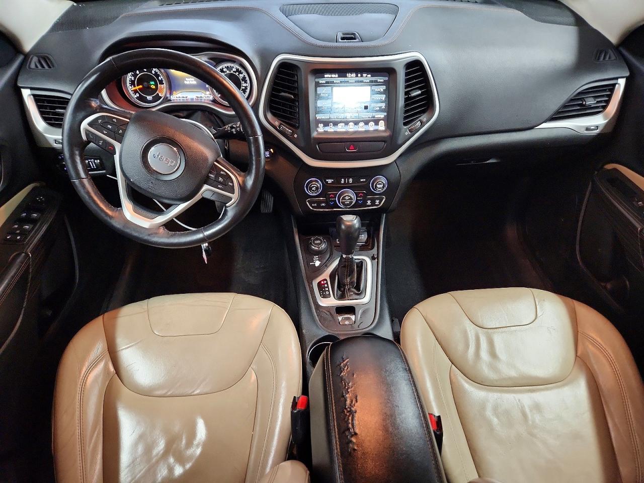2015 Jeep Cherokee Limited Beige vin: 1C4PJMDSXFW648319
