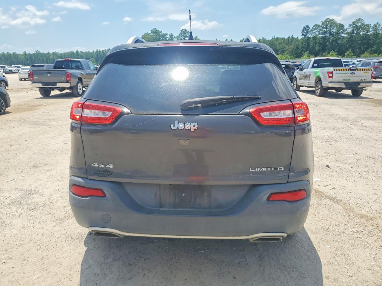 2015 Jeep Cherokee Limited Gray vin: 1C4PJMDSXFW648482