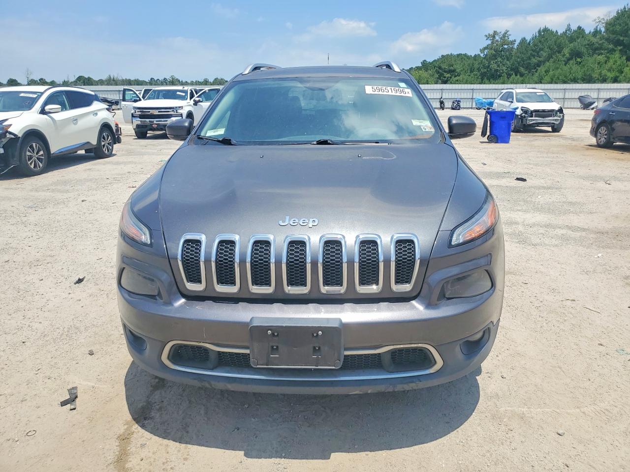 2015 Jeep Cherokee Limited Gray vin: 1C4PJMDSXFW648482