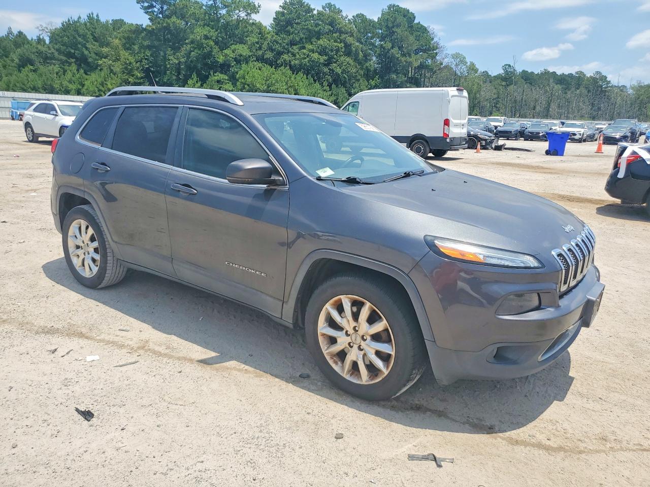 2015 Jeep Cherokee Limited Gray vin: 1C4PJMDSXFW648482