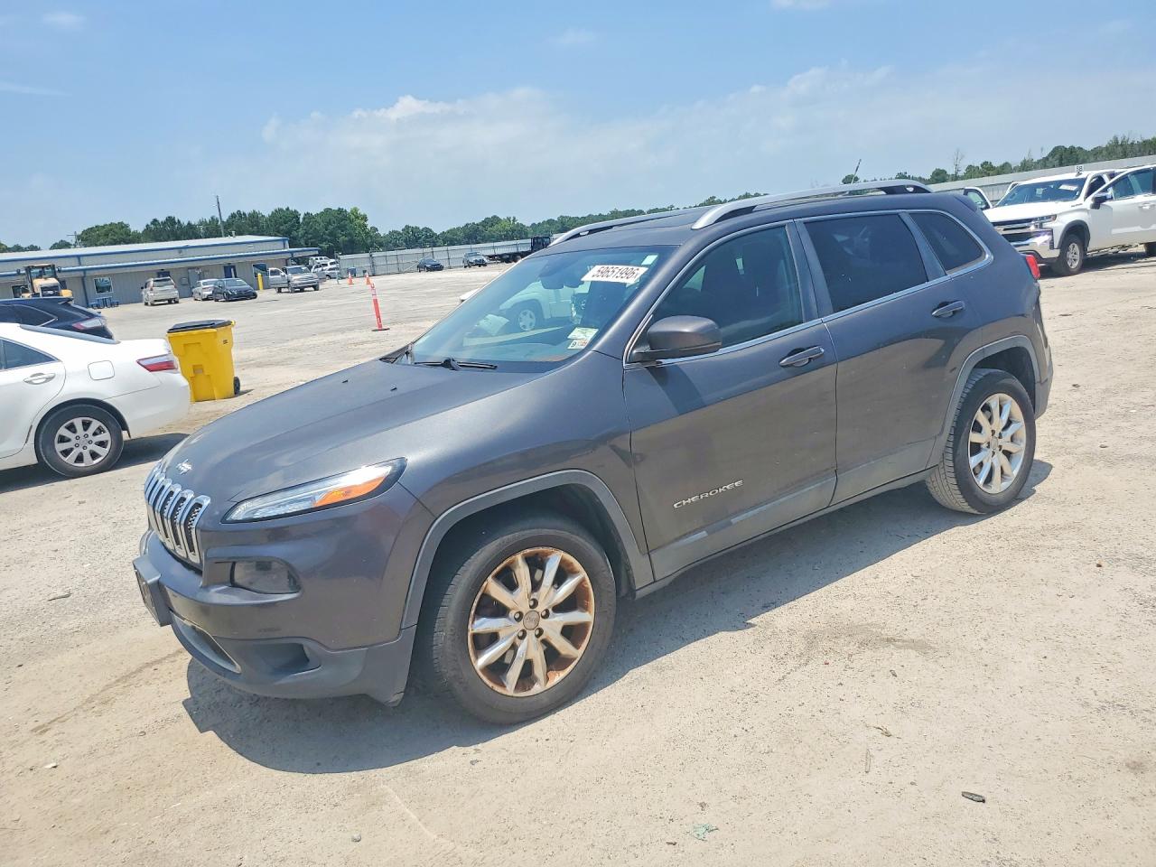 2015 Jeep Cherokee Limited Gray vin: 1C4PJMDSXFW648482