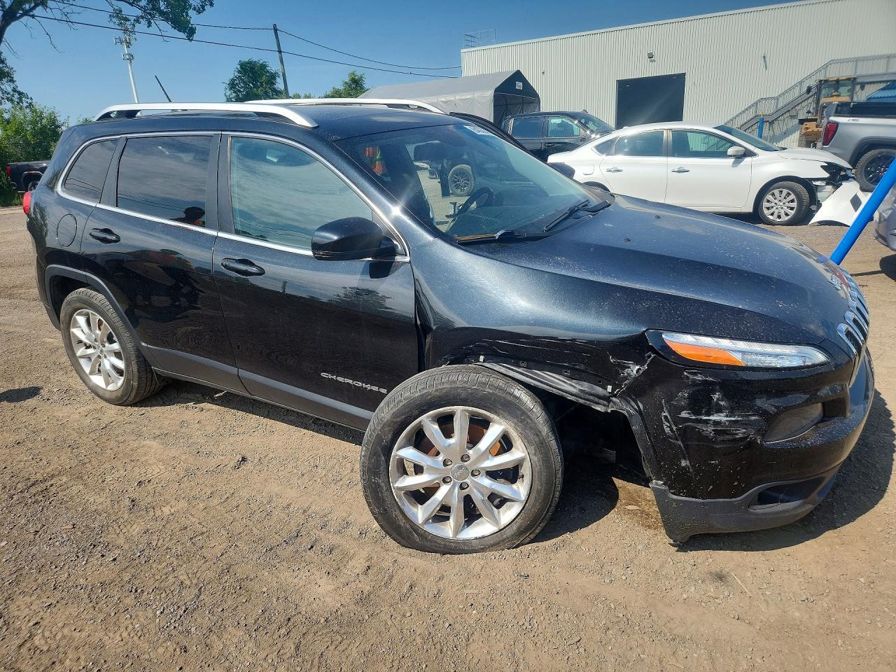2015 Jeep Cherokee Limited Черный vin: 1C4PJMDSXFW685791