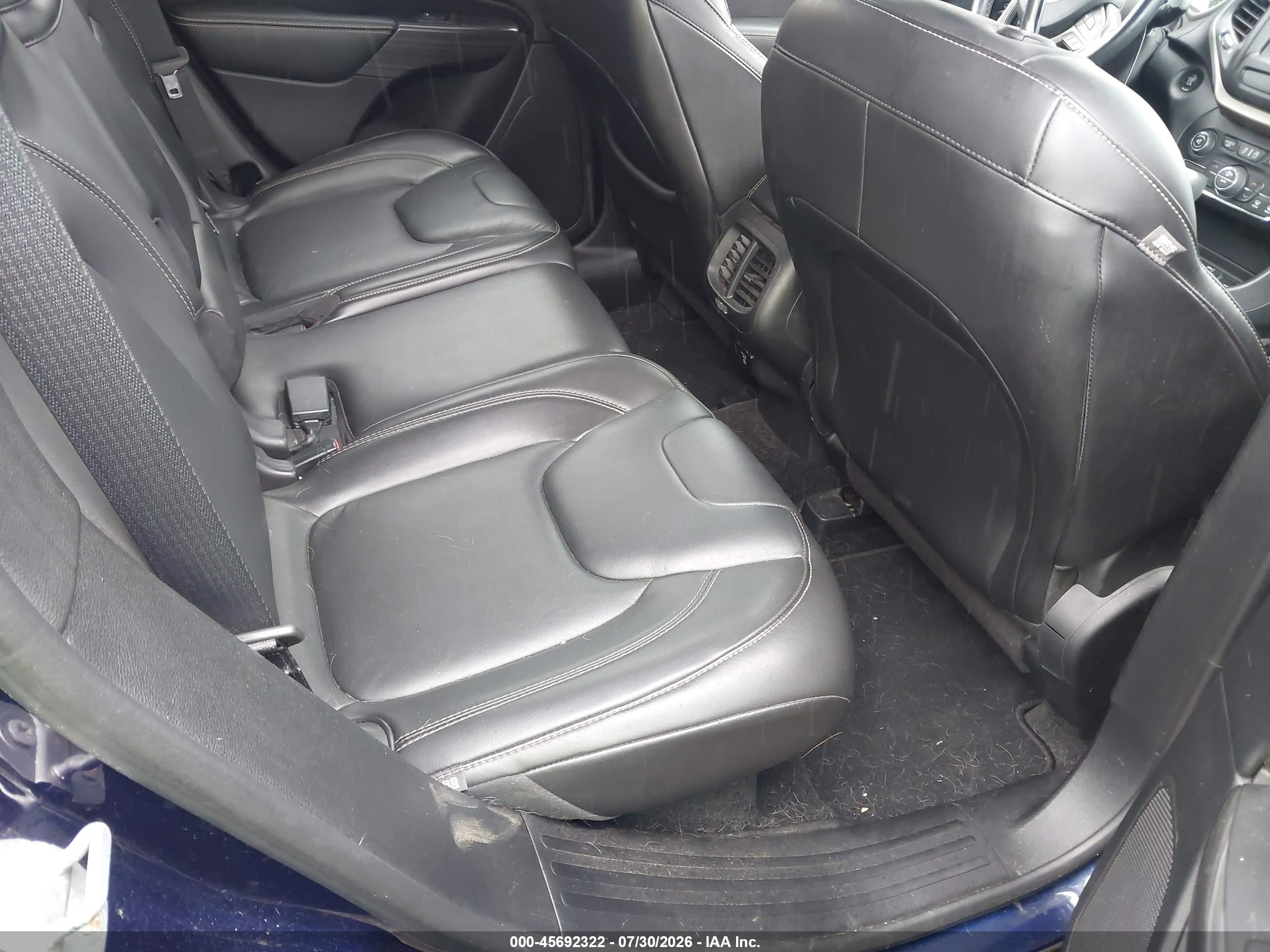 2015 Jeep Cherokee Limited Blue vin: 1C4PJMDSXFW711077