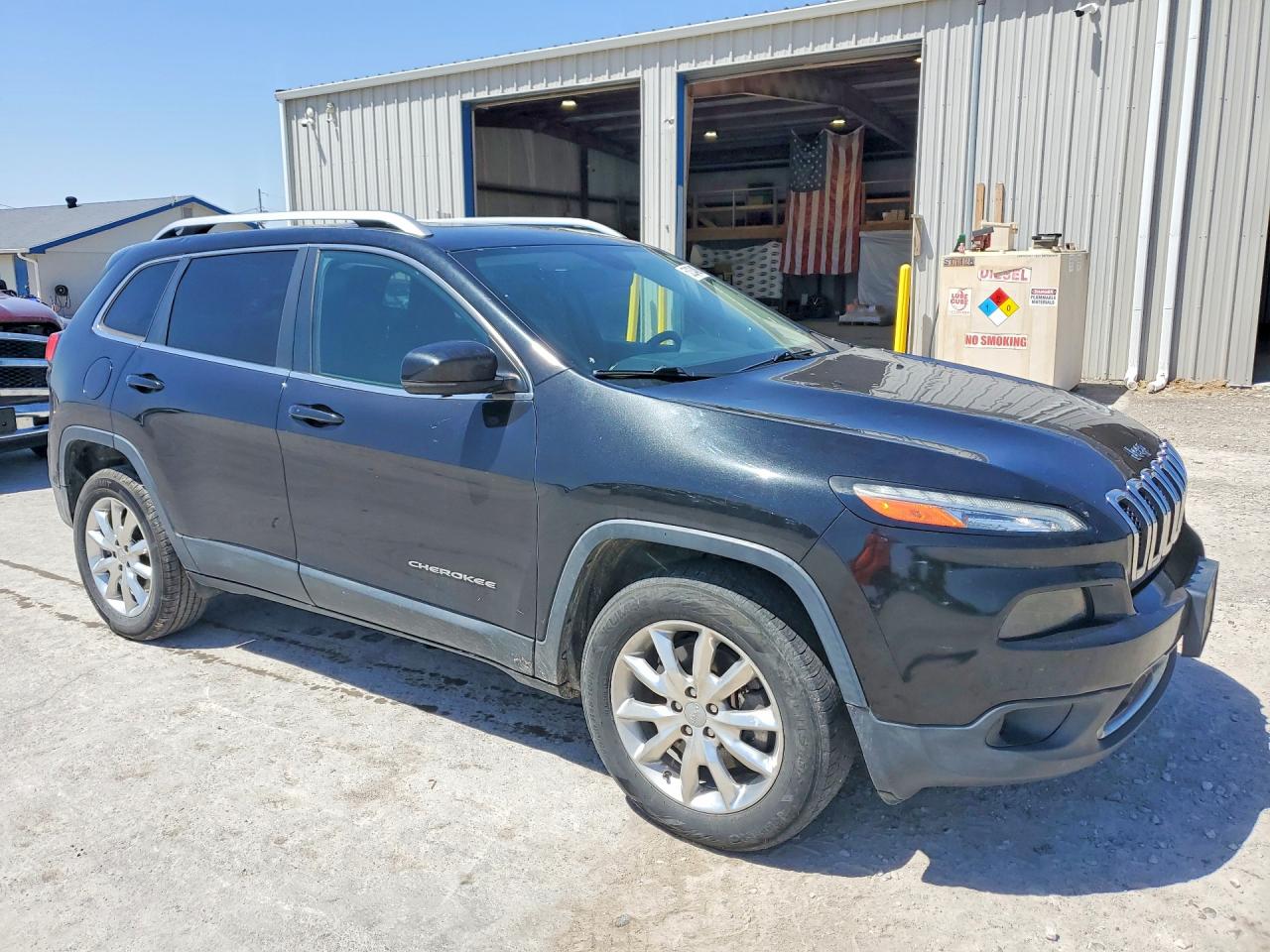 2015 Jeep Cherokee Limited Charcoal vin: 1C4PJMDSXFW724072