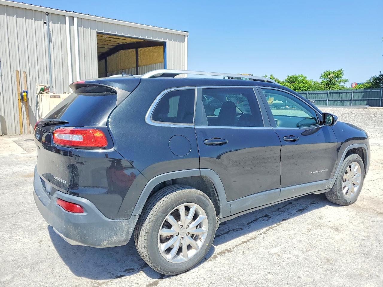 2015 Jeep Cherokee Limited Charcoal vin: 1C4PJMDSXFW724072