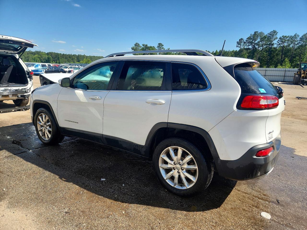 2016 Jeep Cherokee Limited White vin: 1C4PJMDSXGW352718
