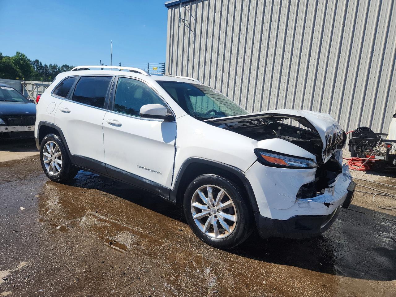 2016 Jeep Cherokee Limited White vin: 1C4PJMDSXGW352718