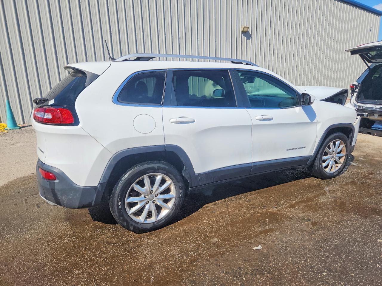 2016 Jeep Cherokee Limited White vin: 1C4PJMDSXGW352718