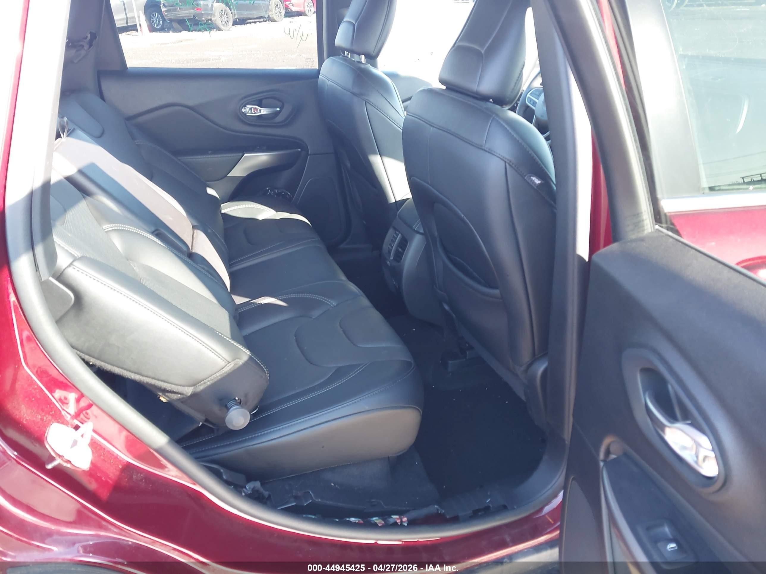 2021 Jeep Cherokee Limited 4x4 Red vin: 1C4PJMDX0MD218657